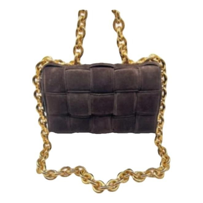 Chain Cassette patent leather crossbody bag