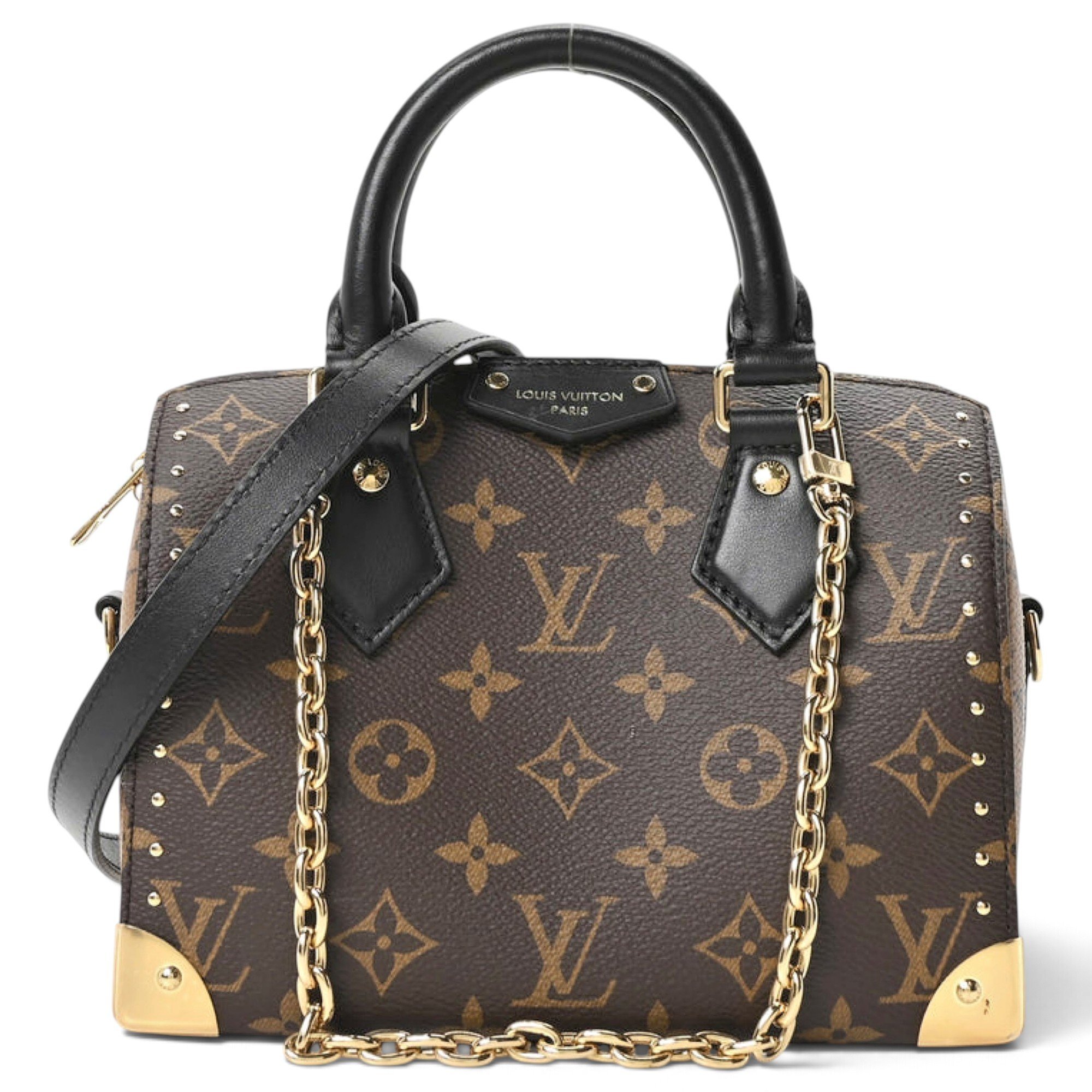 Speedy leather crossbody bag