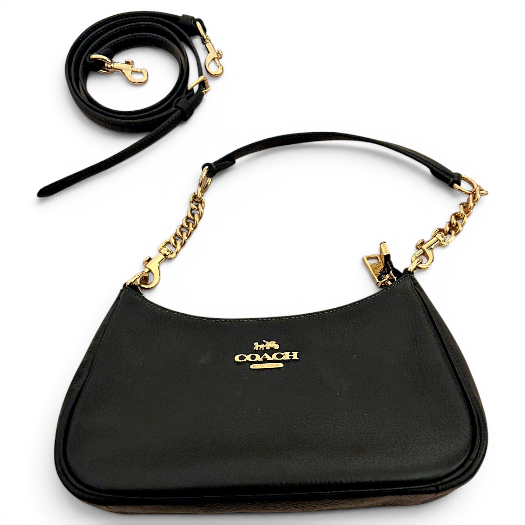 Signature Sufflette leather handbag