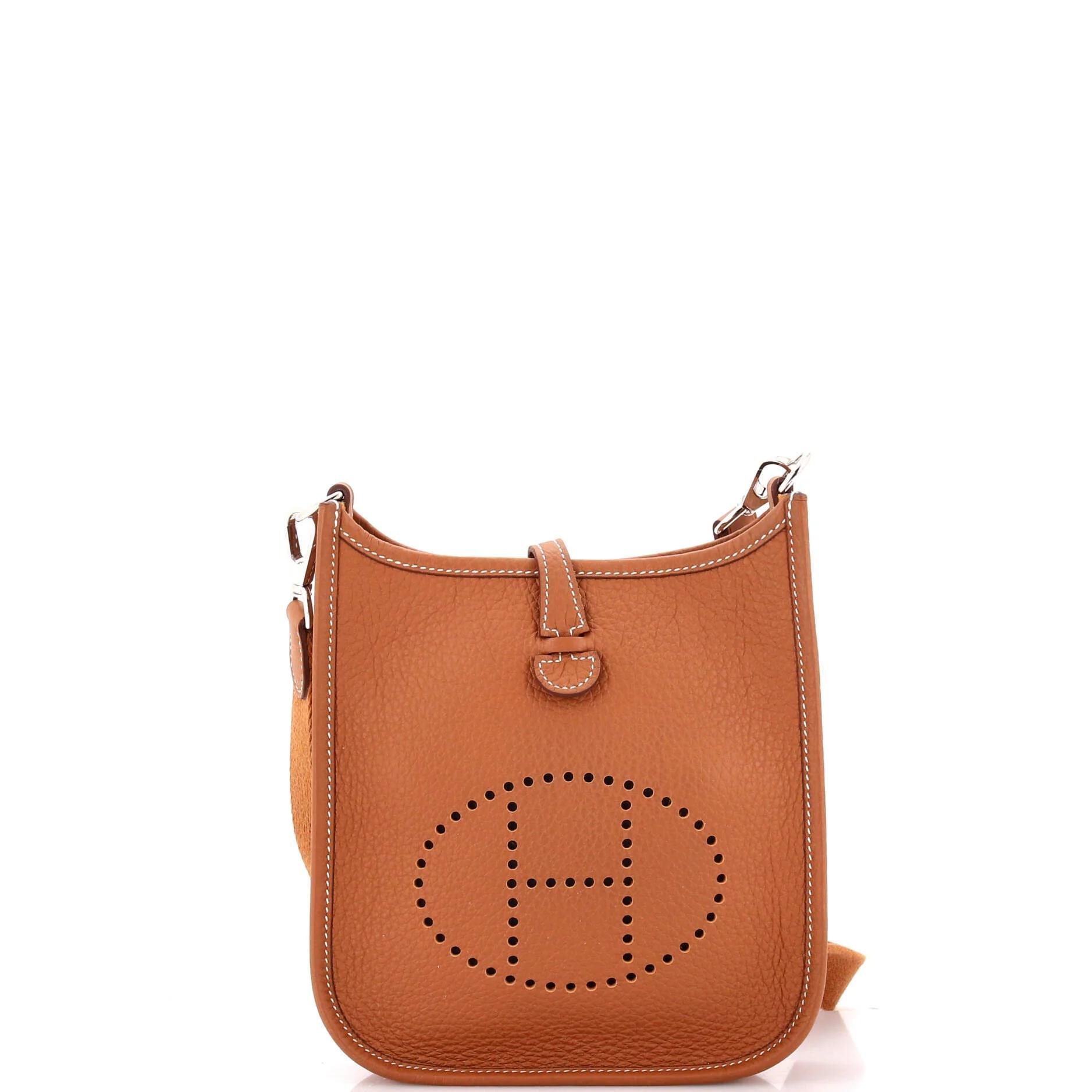 Mini Evelyne leather crossbody bag
