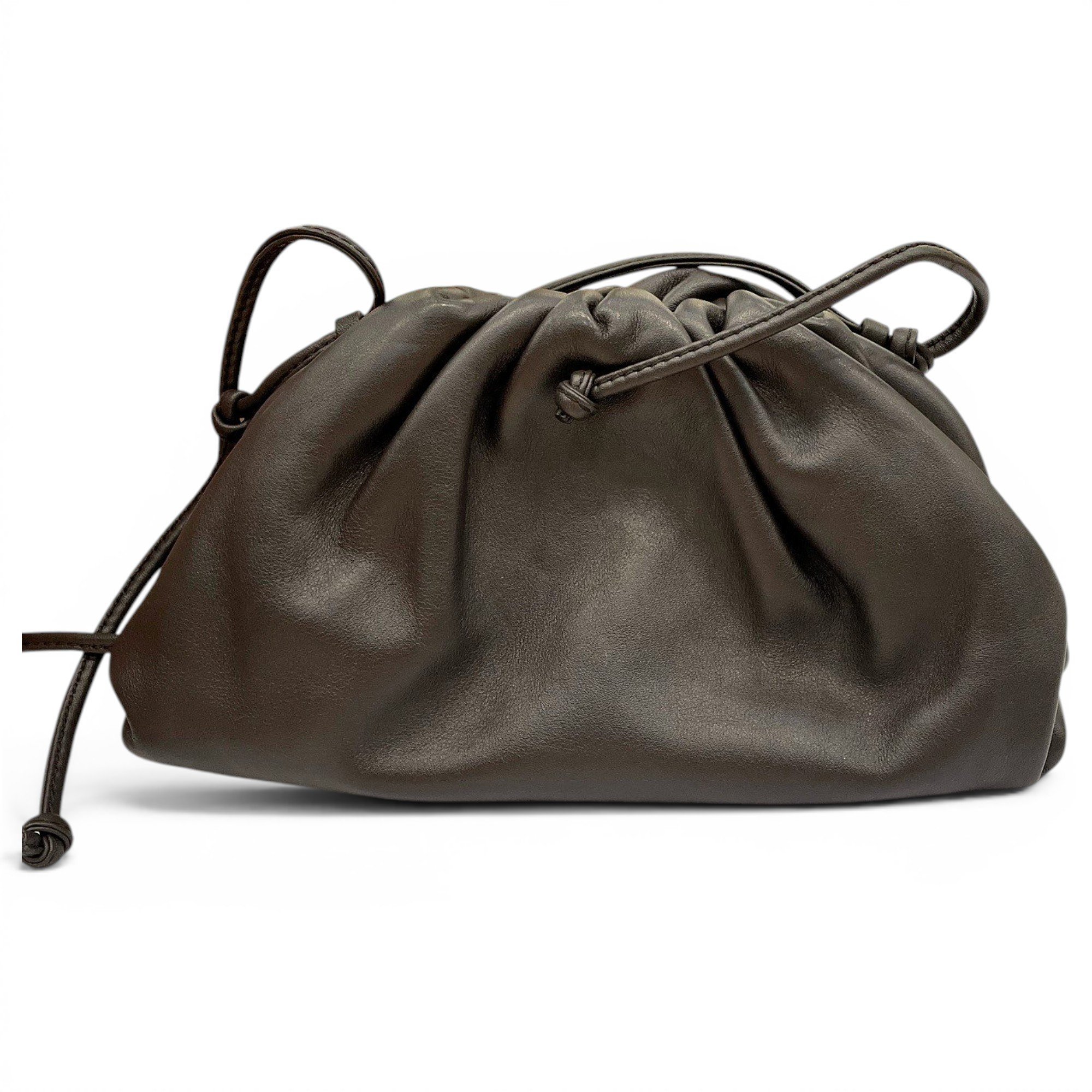 Pouch leather handbag