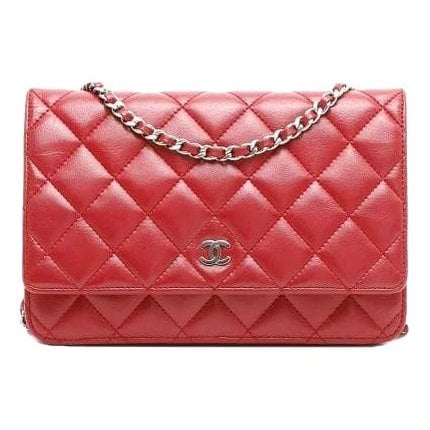 Wallet On Chain leather crossbody bag