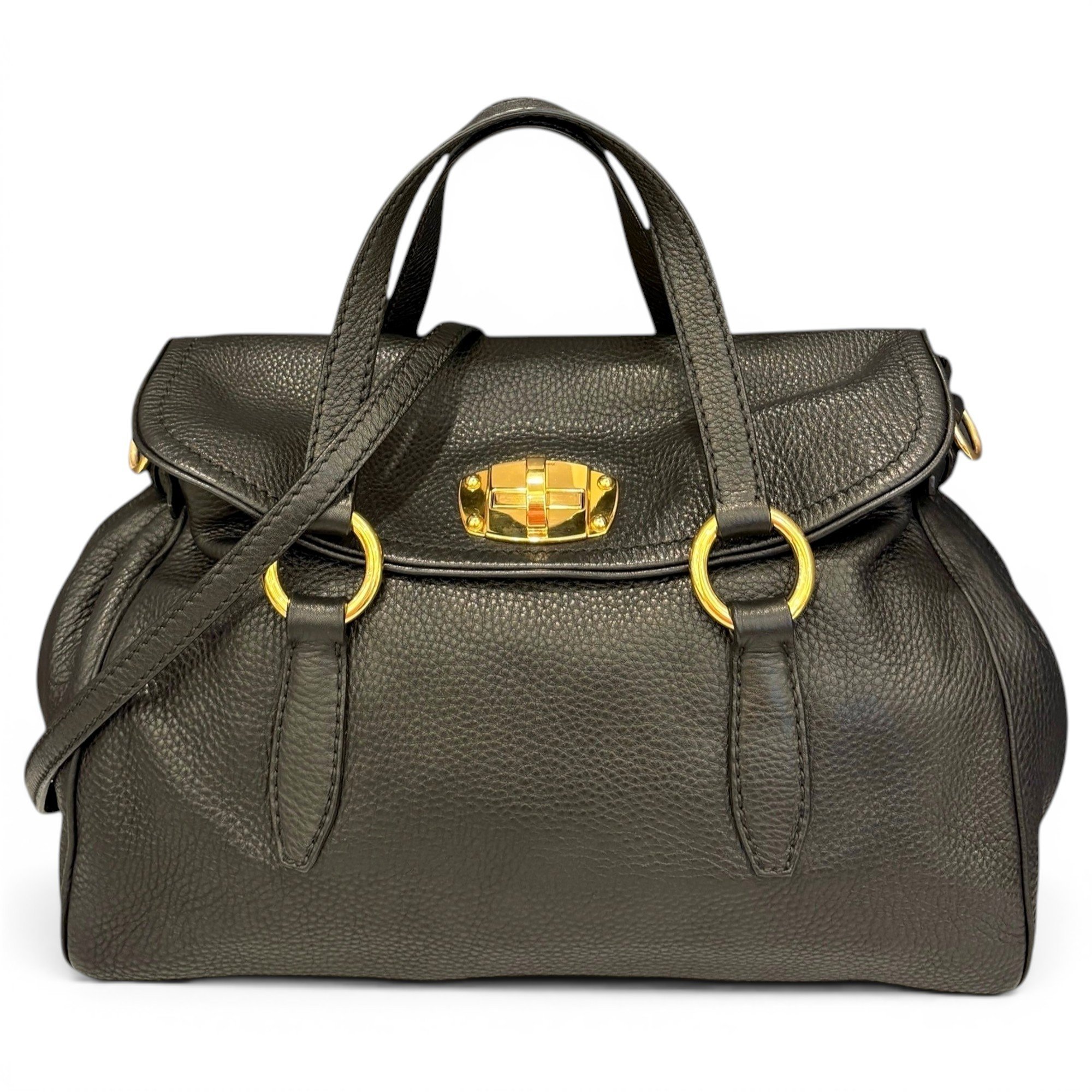 Pony-style calfskin handbag