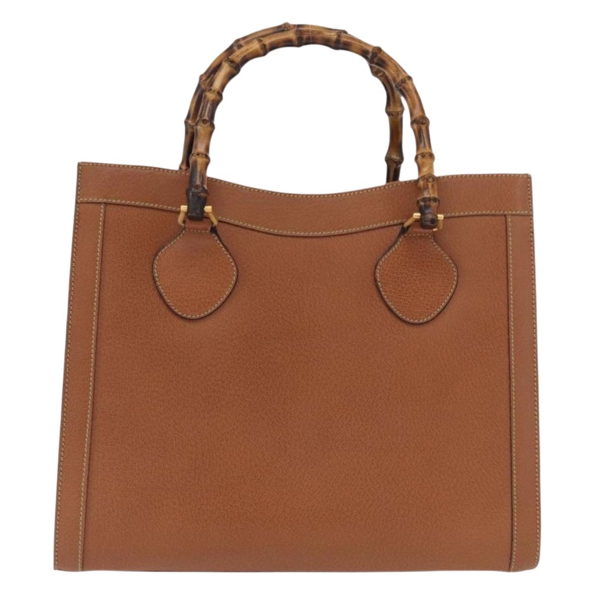 Bamboo leather handbag