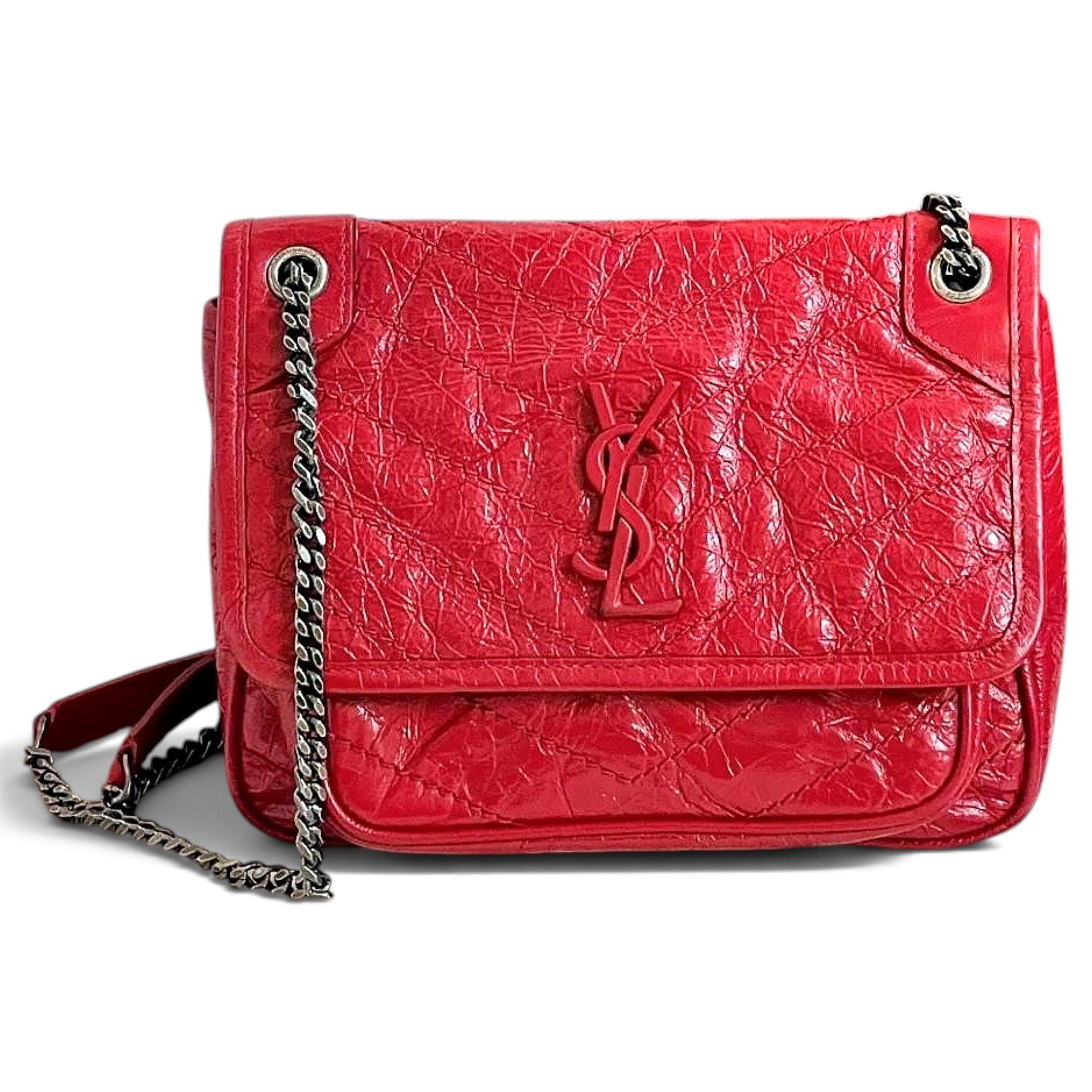 Niki leather crossbody bag