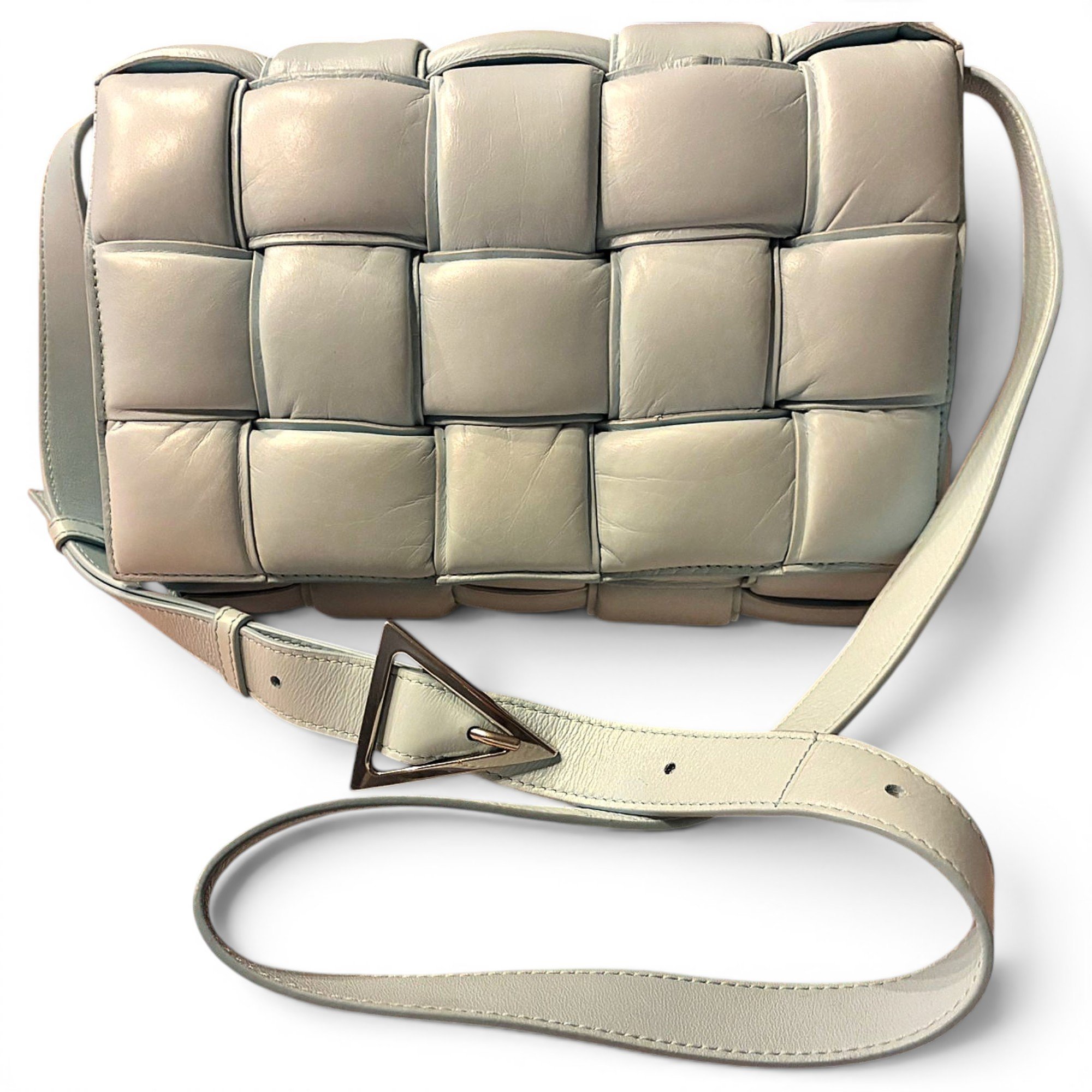 Cassette Padded leather handbag