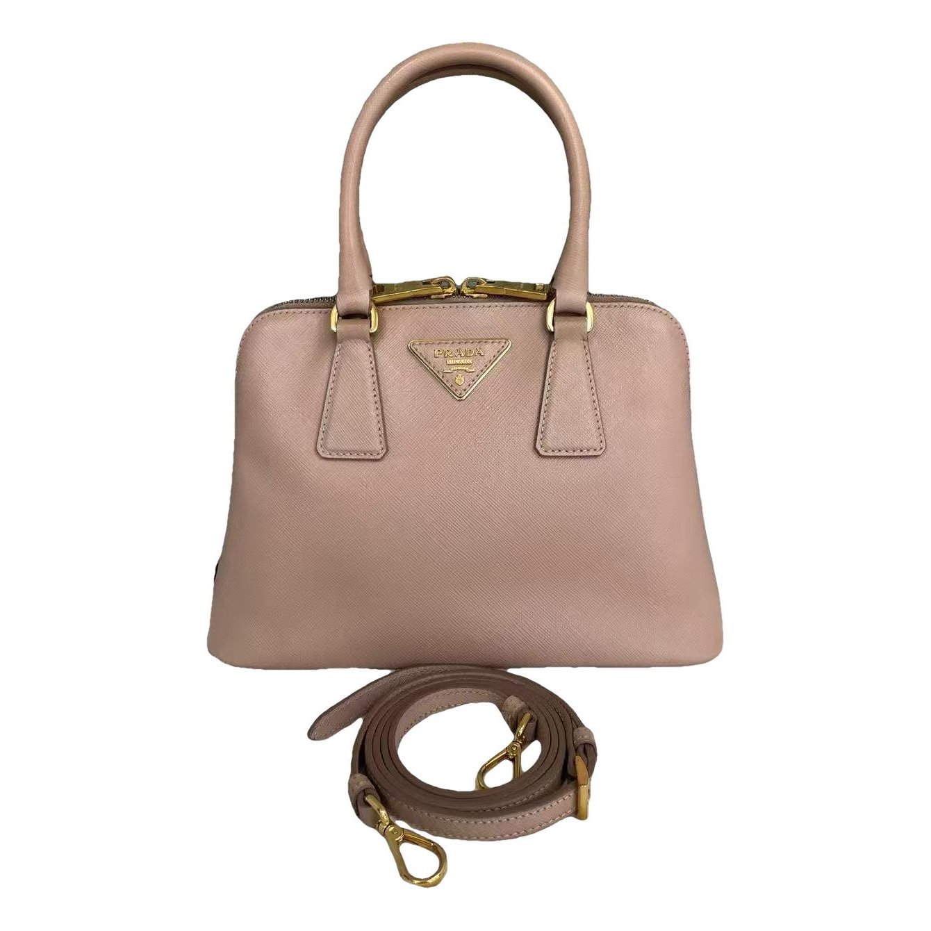 Promenade leather handbag
