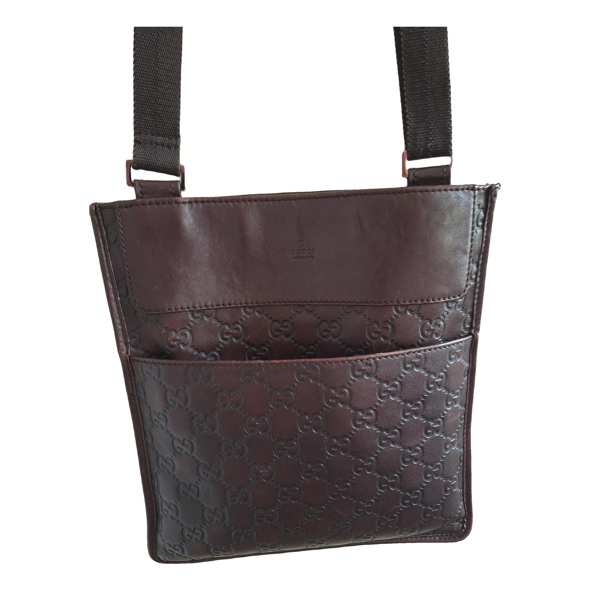 Leather crossbody bag