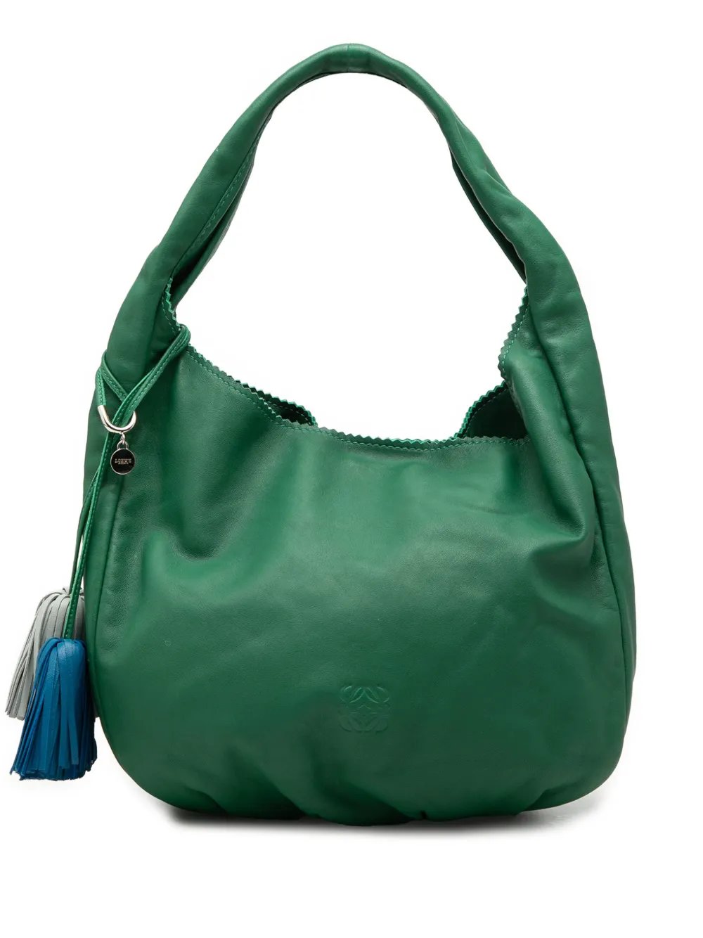 2010 Nappa Anagram Tassel hobo bag