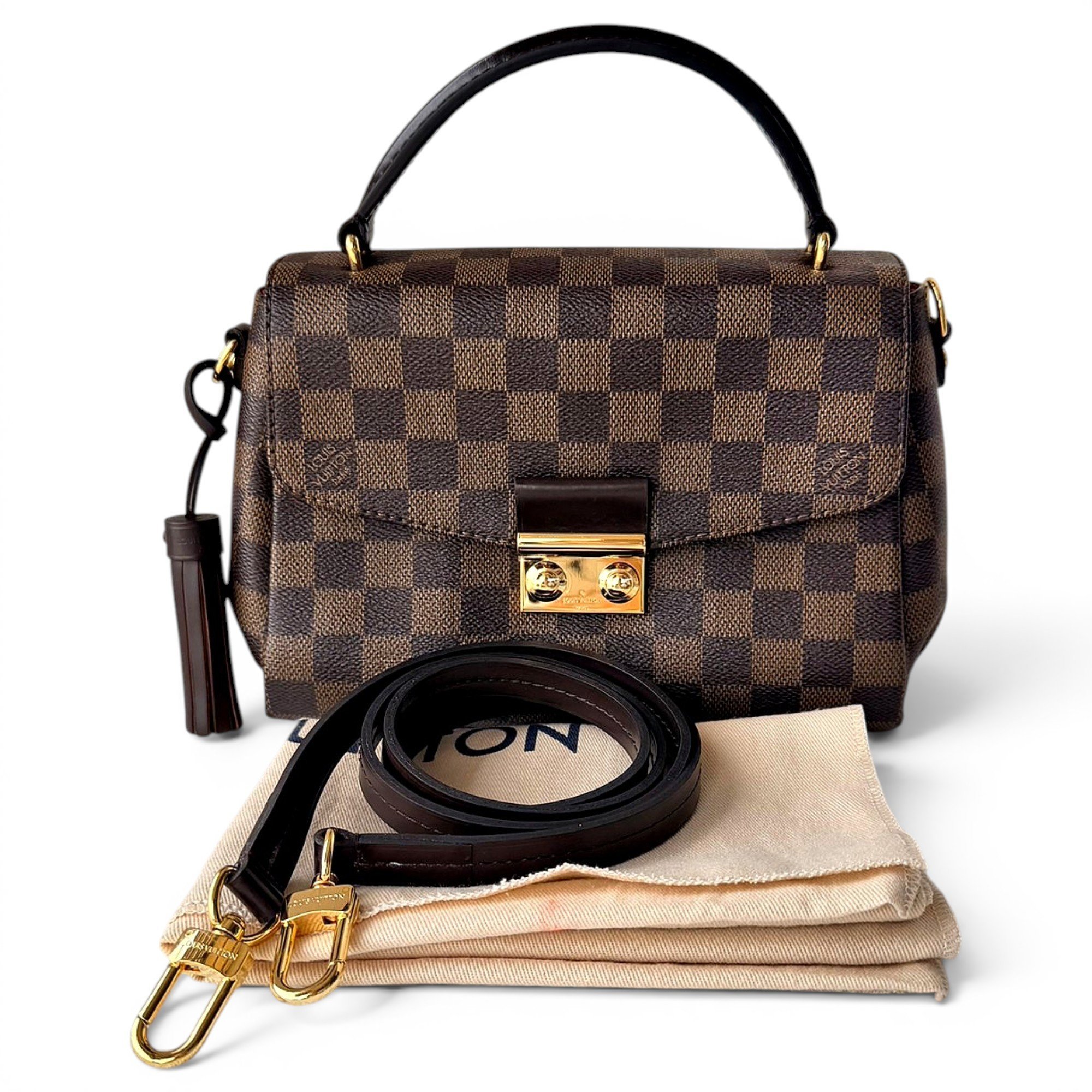 Croisette leather crossbody bag
