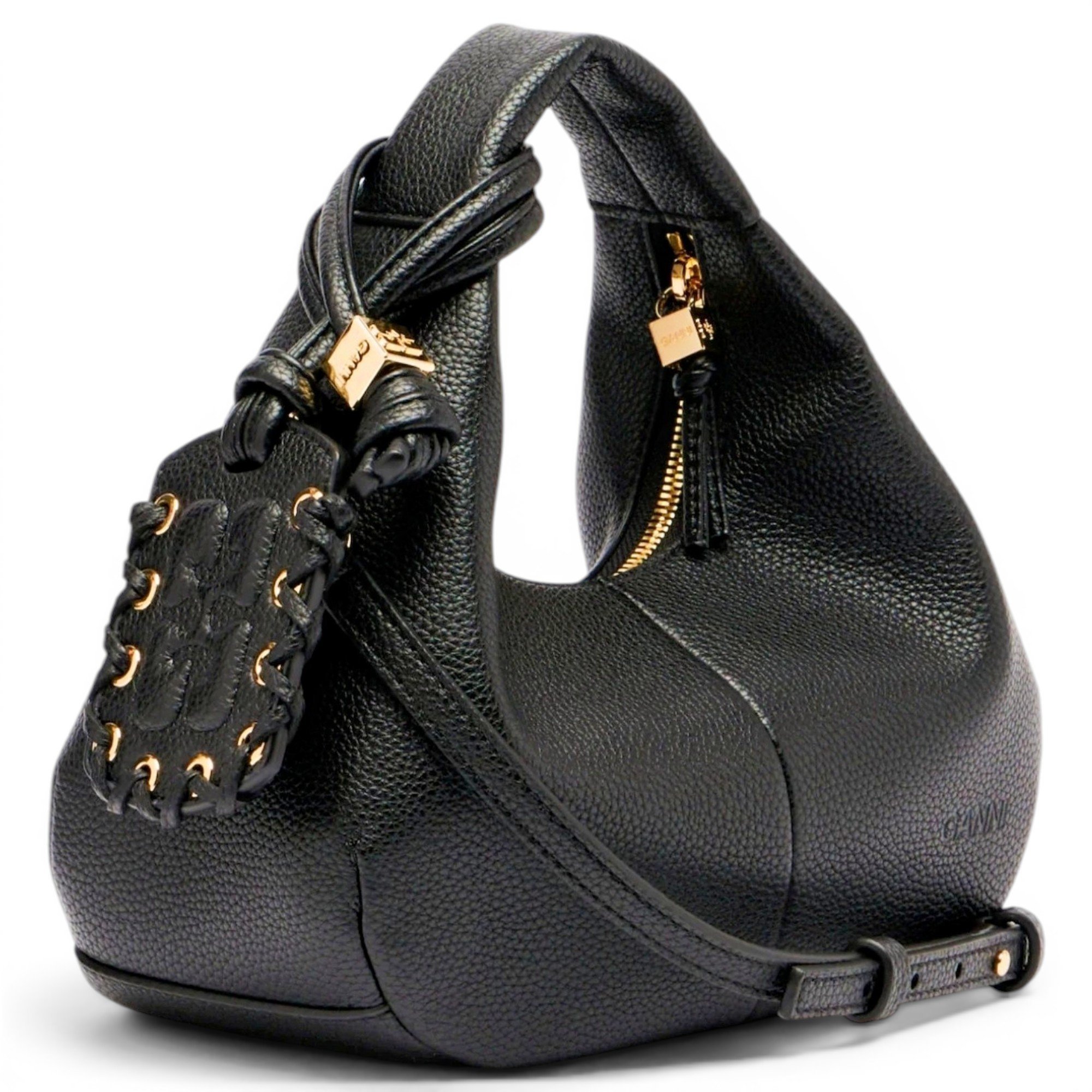 Hobo leather handbag