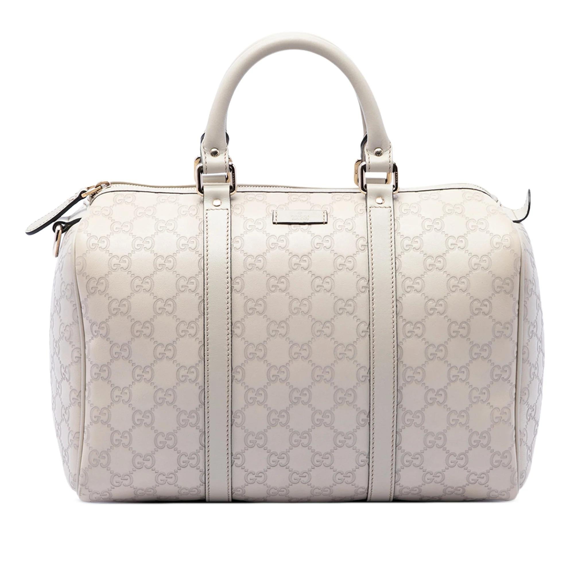 Boston leather bag