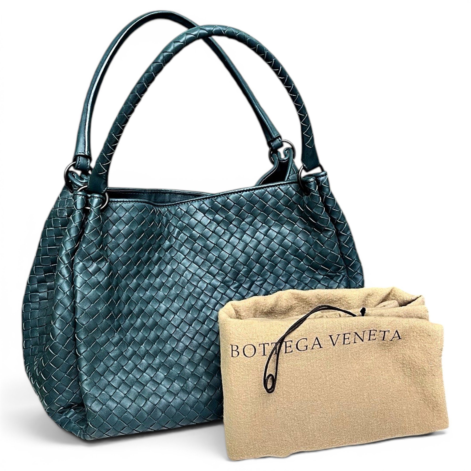 Parachute leather handbag
