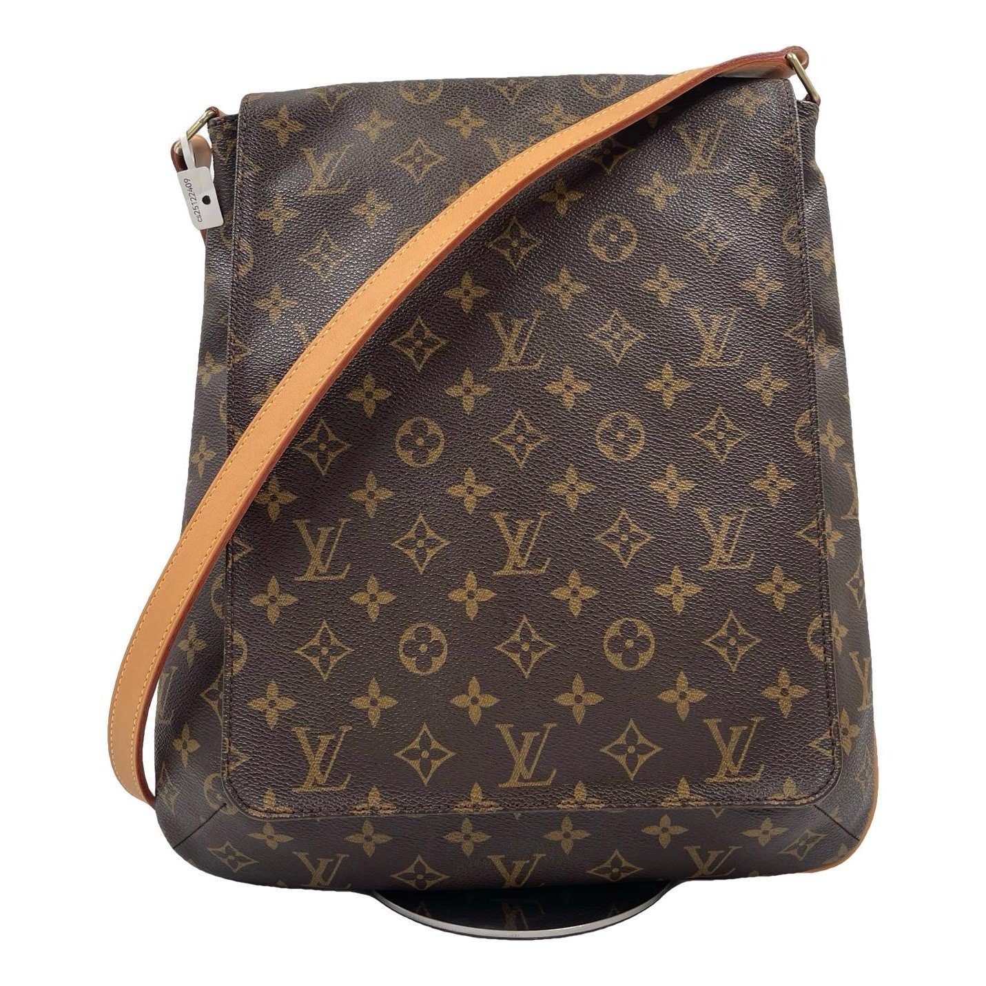 Musette leather handbag