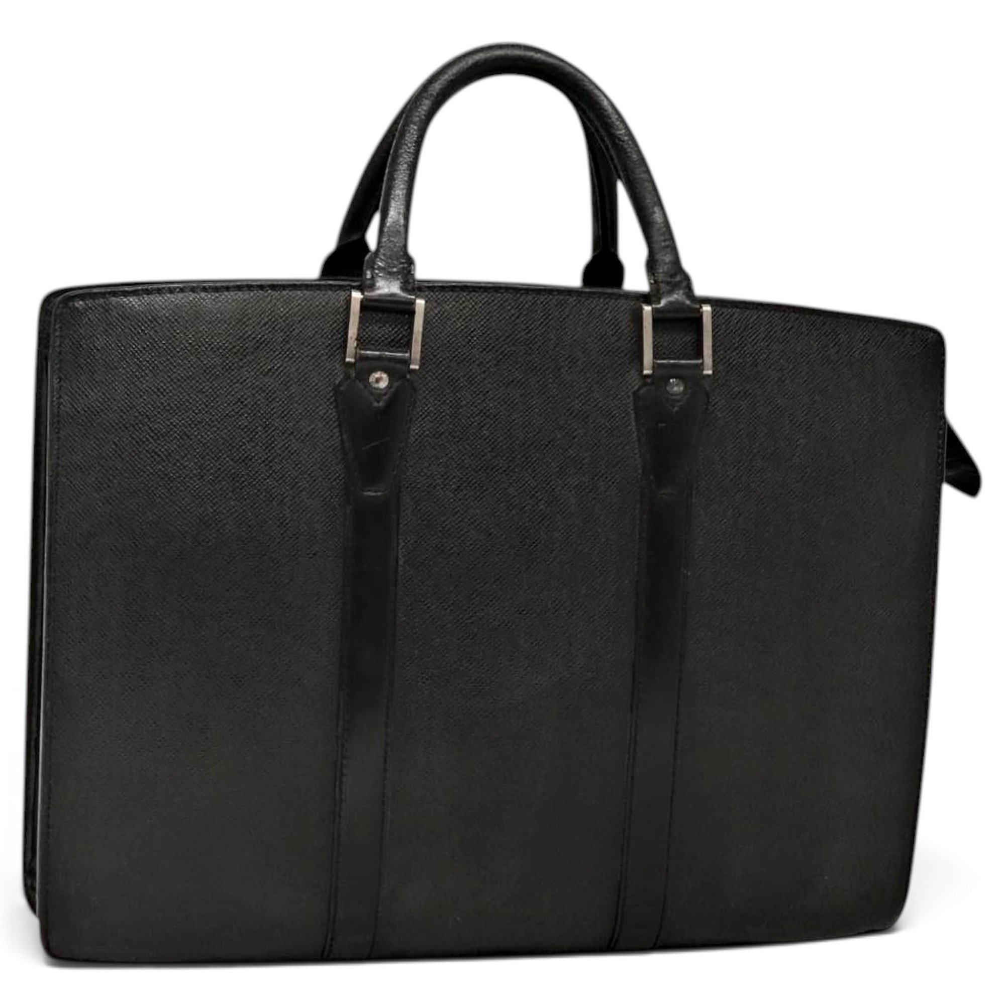 Porte Documents Voyage leather handbag