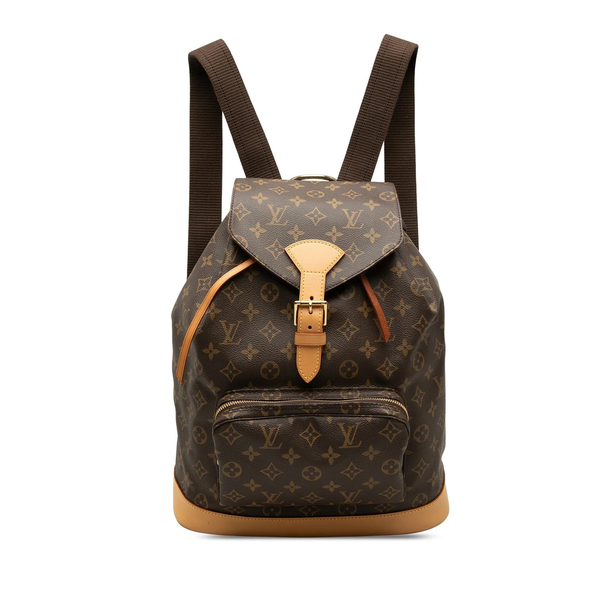 Montsouris leather backpack