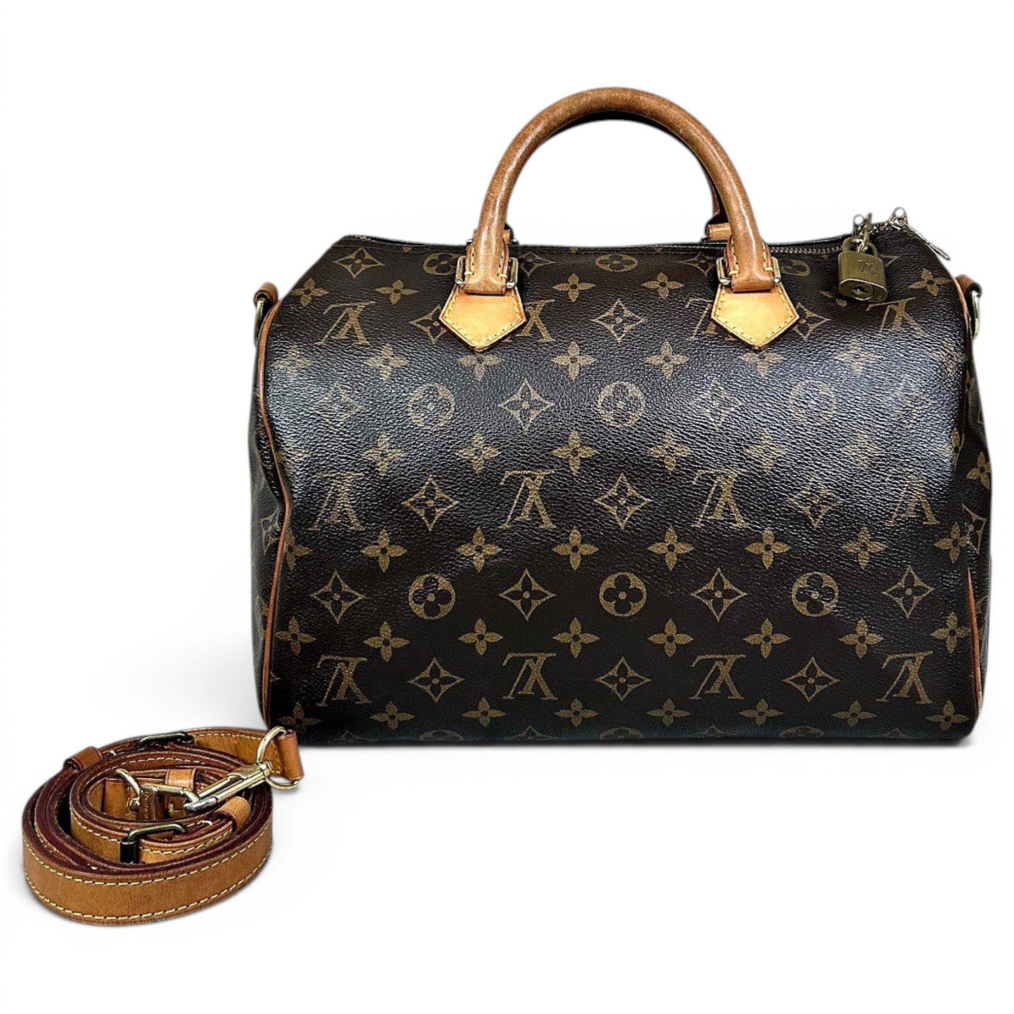 Speedy Bandoulière leather handbag