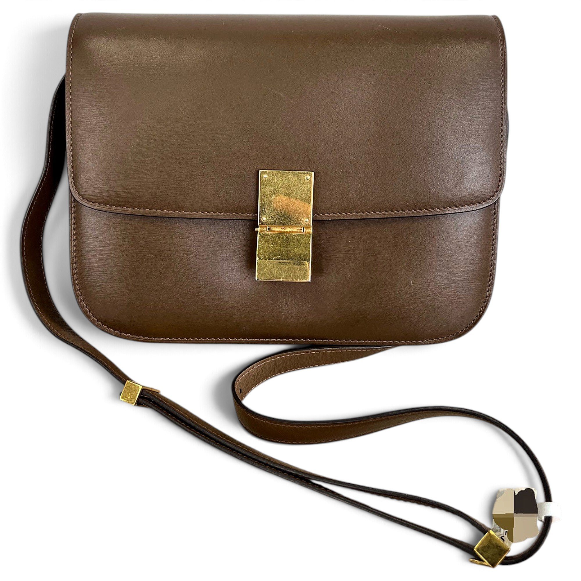 Classic leather handbag