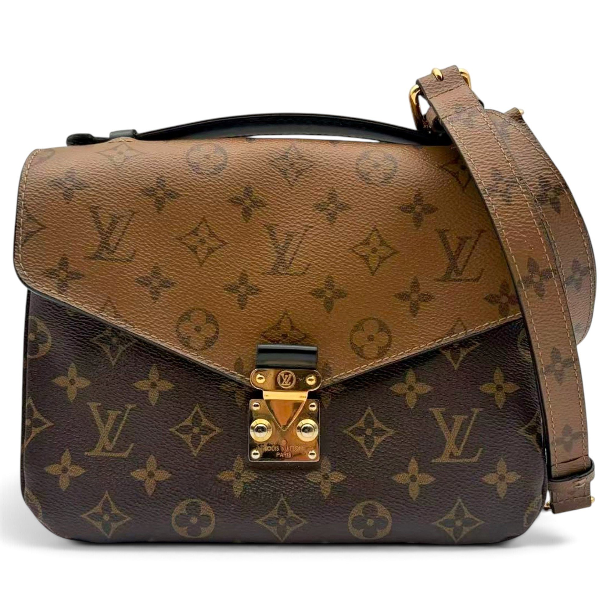 Metis leather satchel