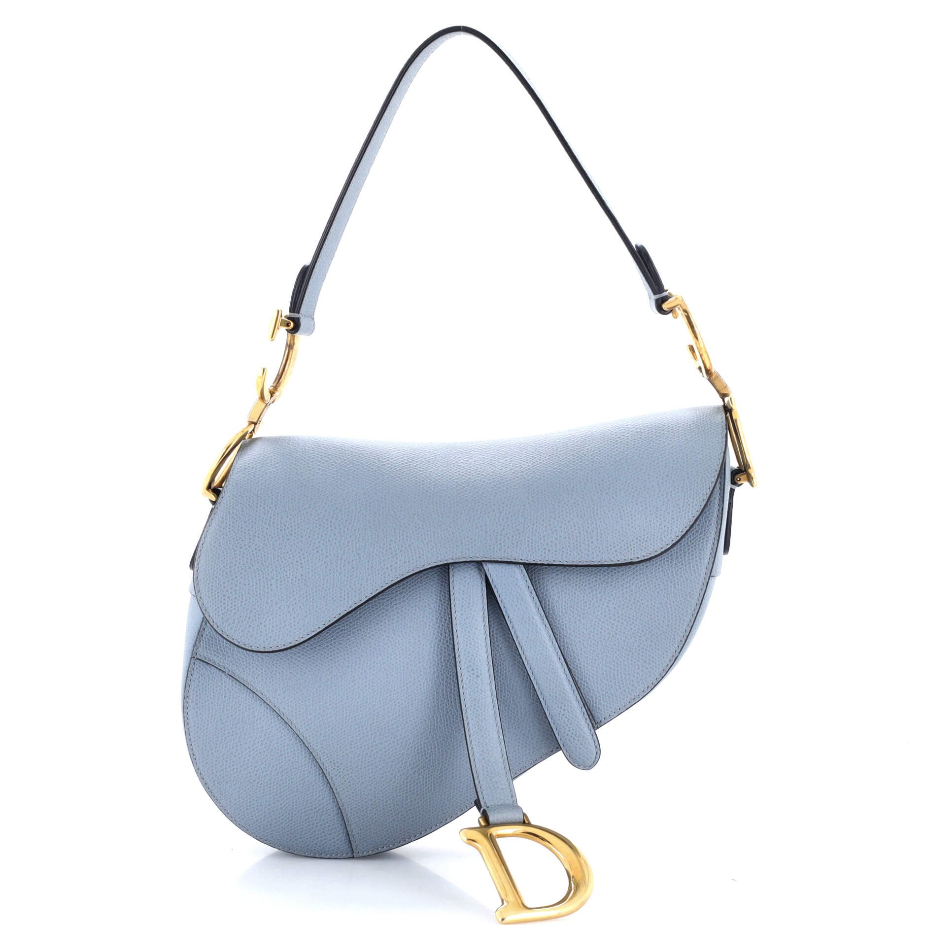 Saddle Handbag Leather Medium