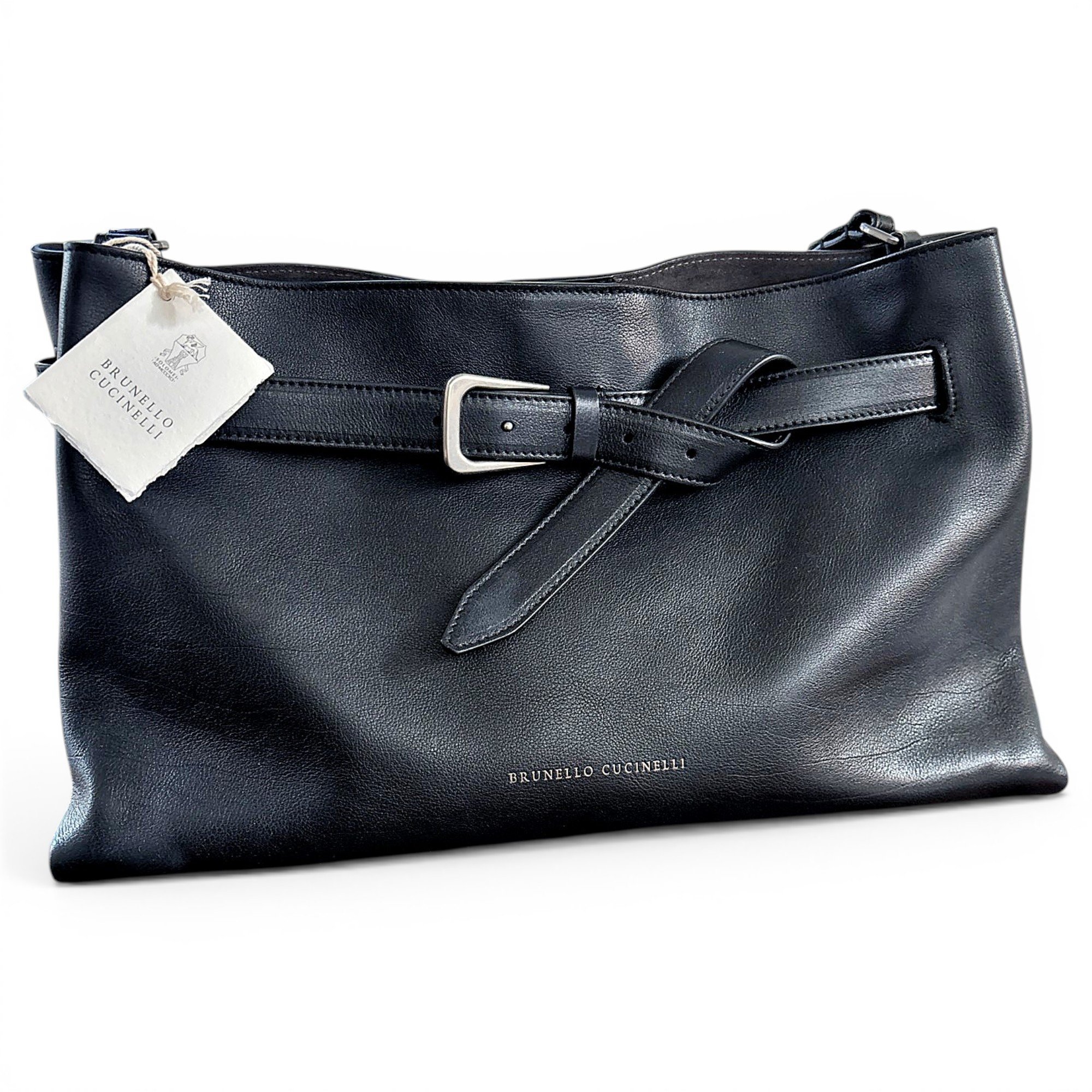 Brunello Cucinelli Essence leather handbag