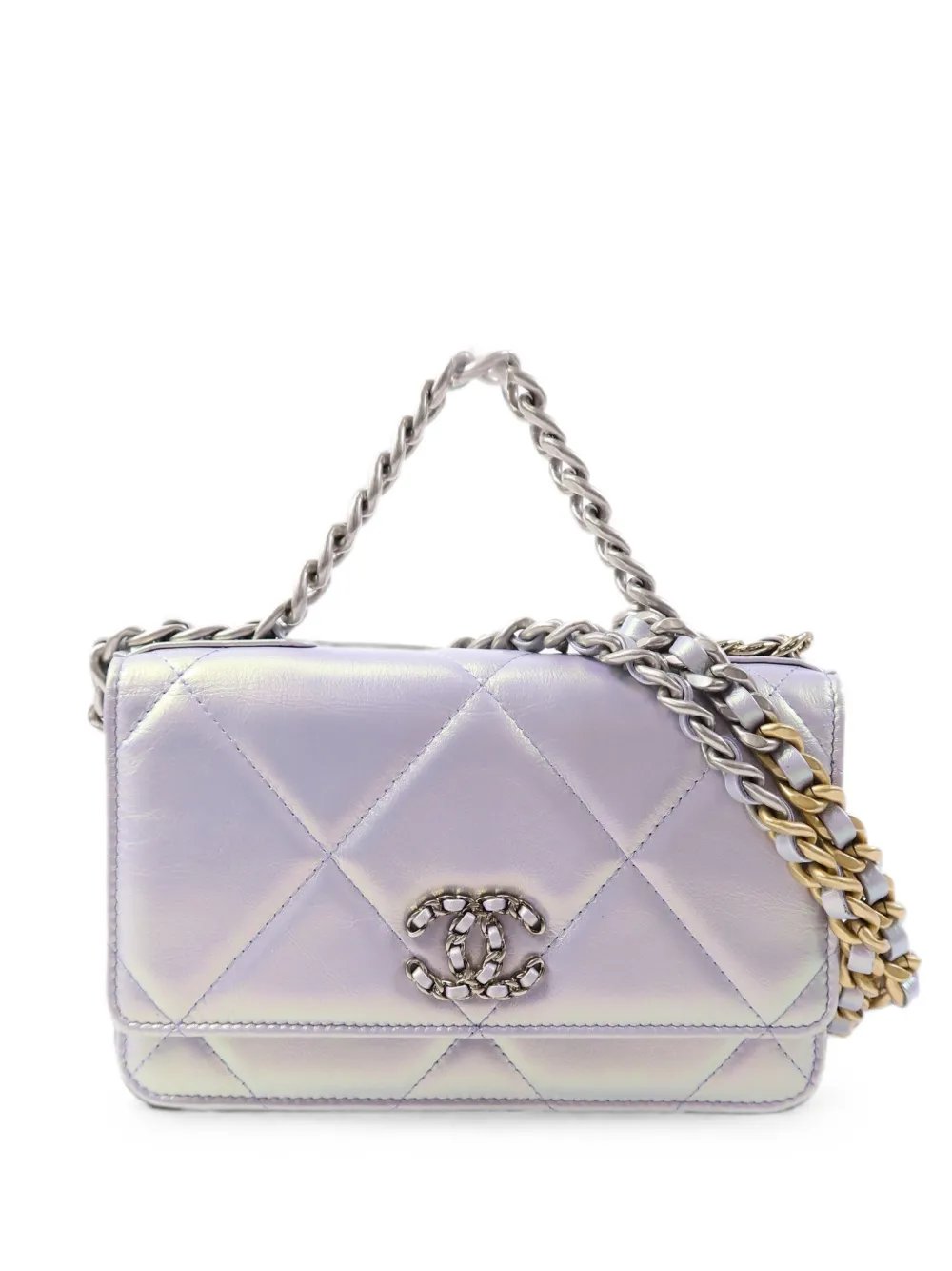 19 quilted leather shoulder bag