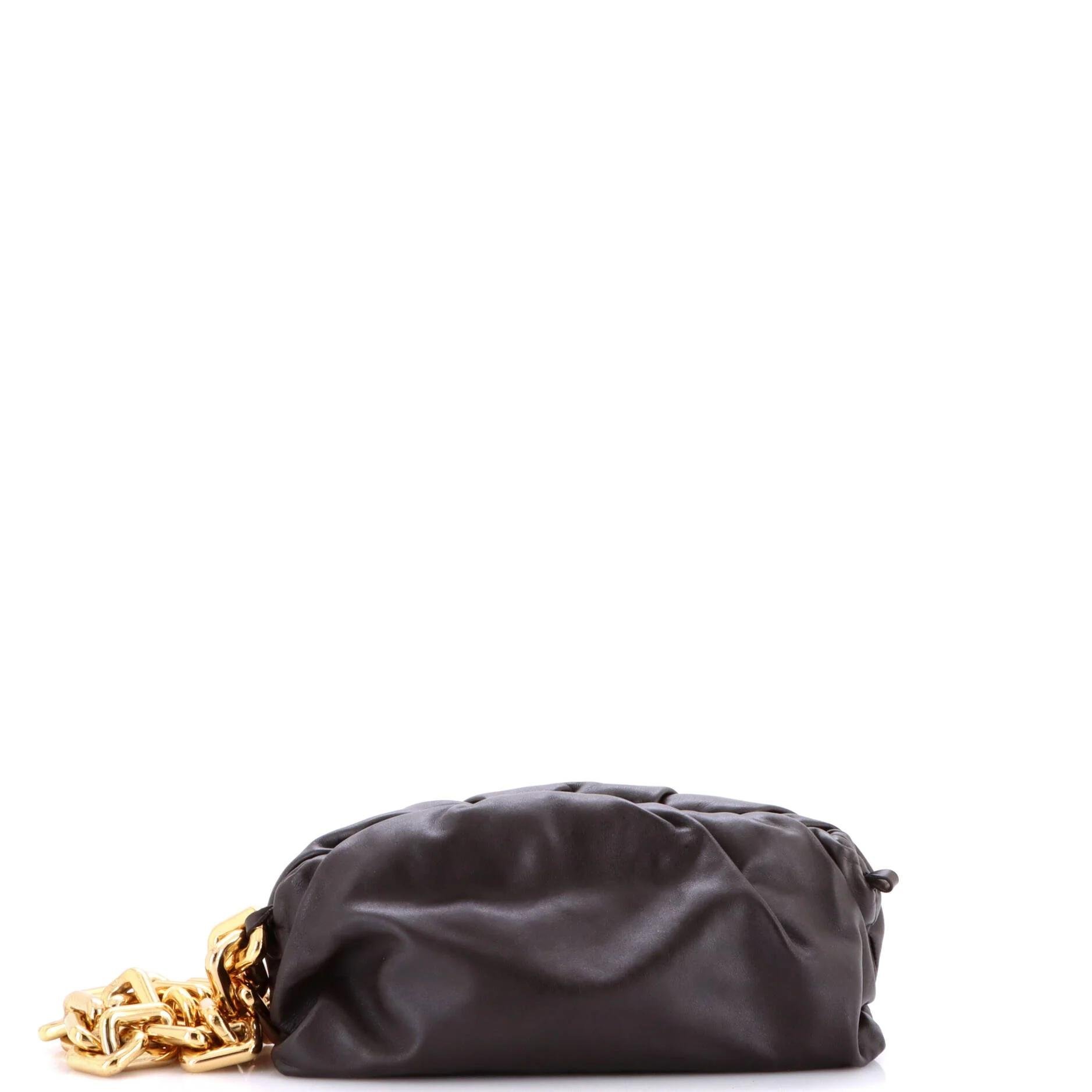 Chain Pouch leather handbag