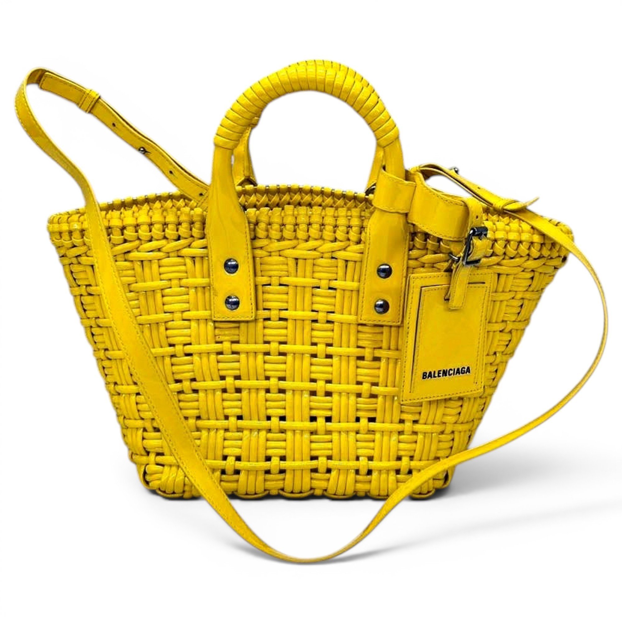 Bistro Panier leather tote