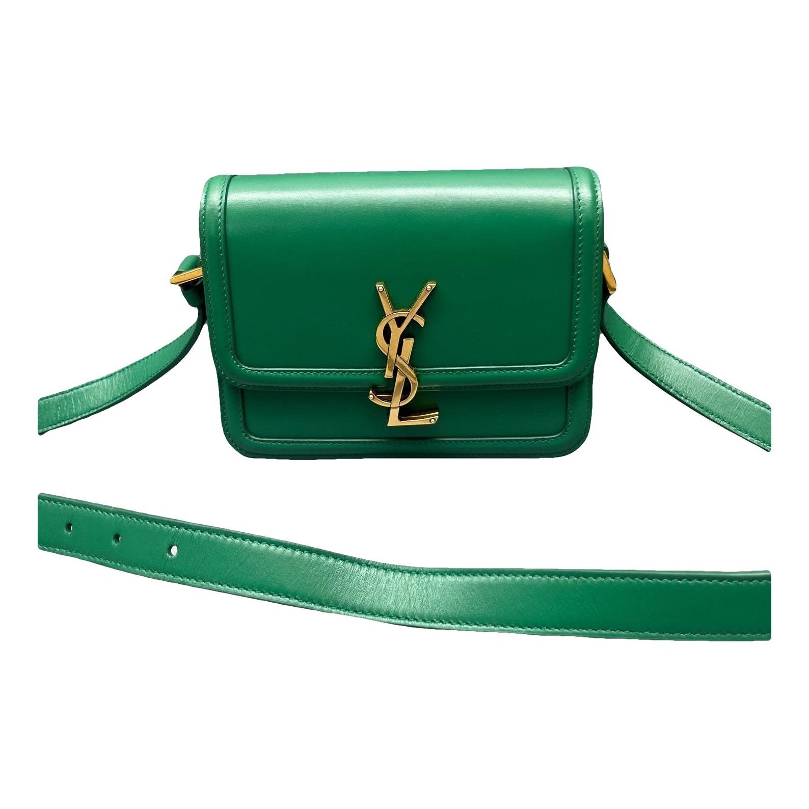 Solférino leather handbag