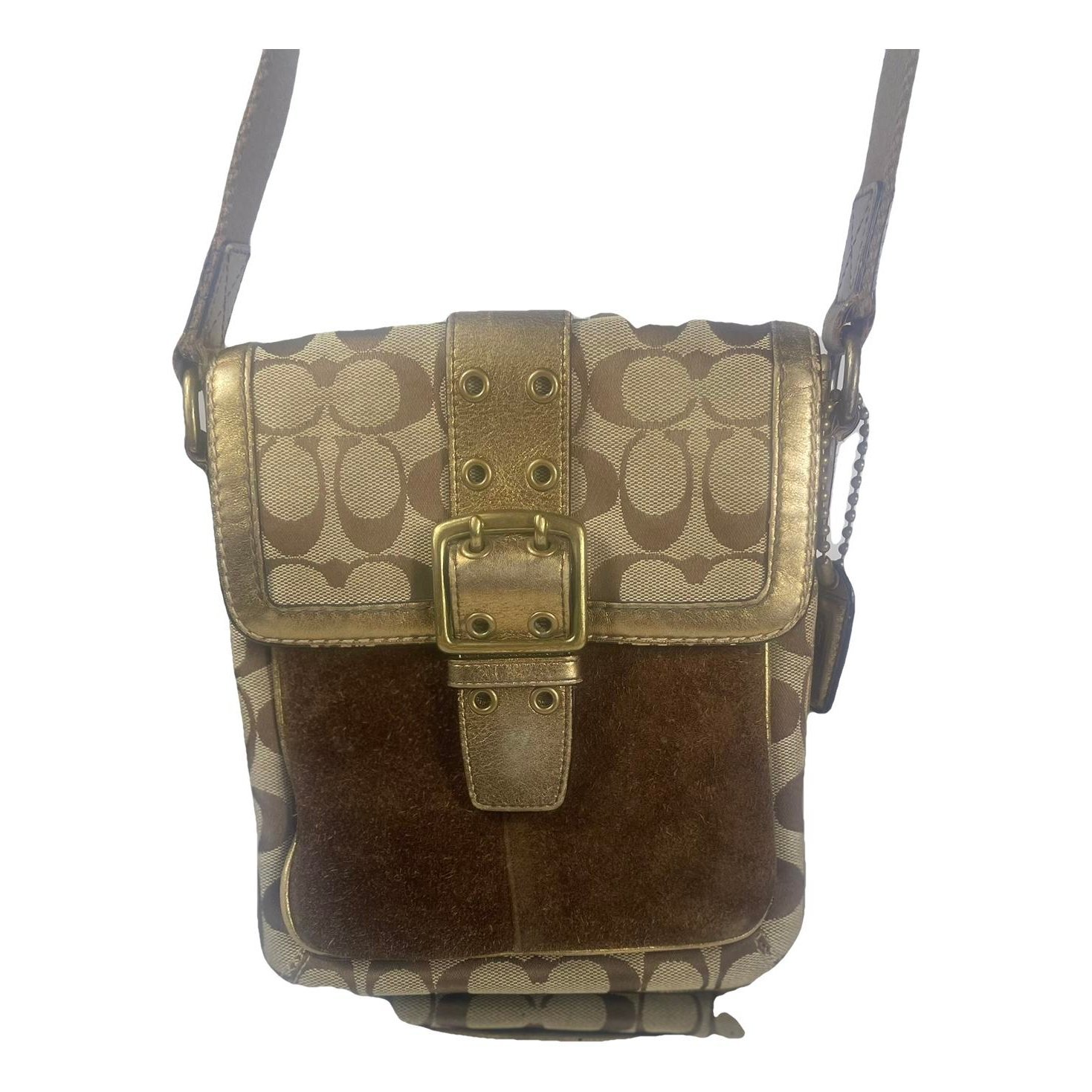 Signature Sufflette cloth crossbody bag