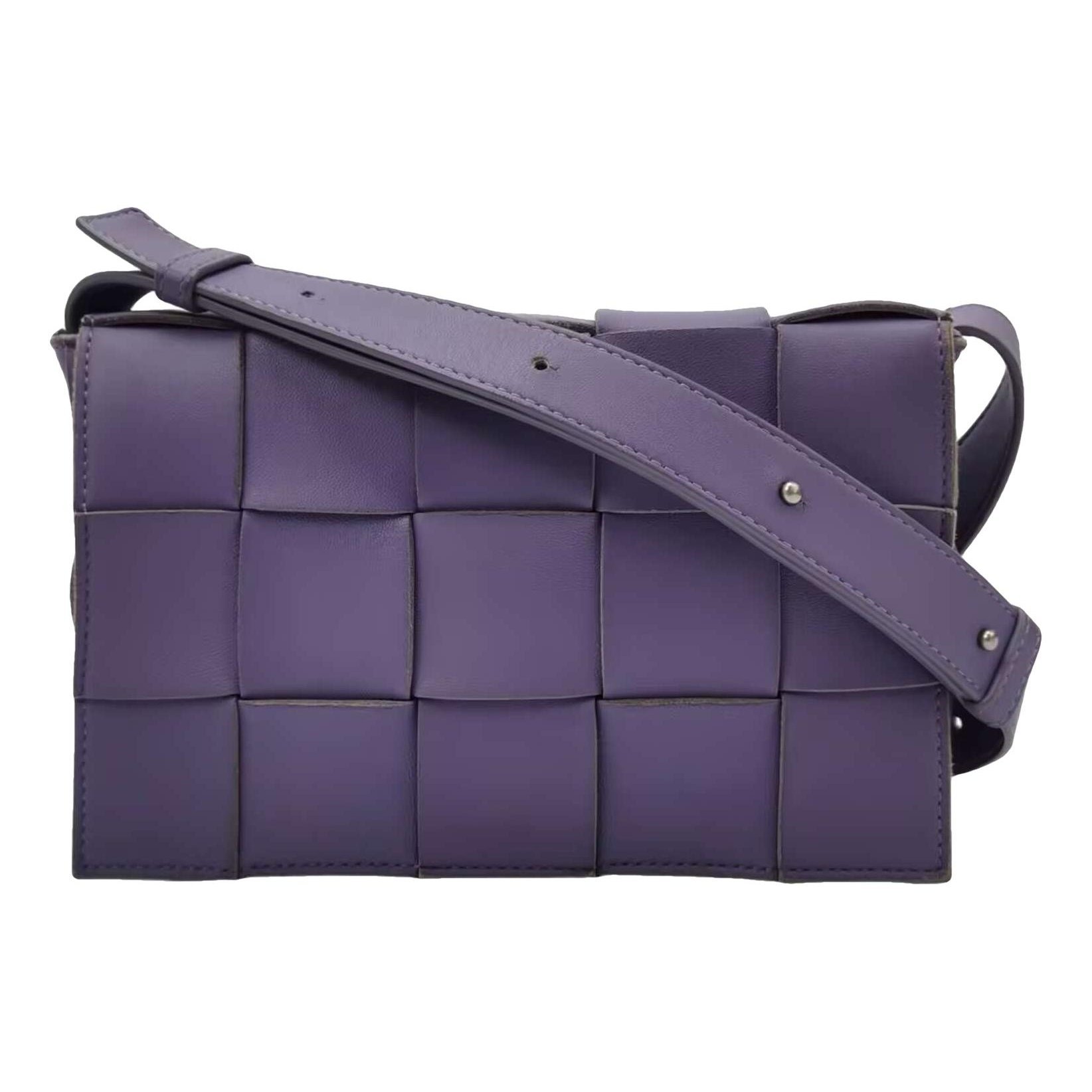 Cassette leather handbag