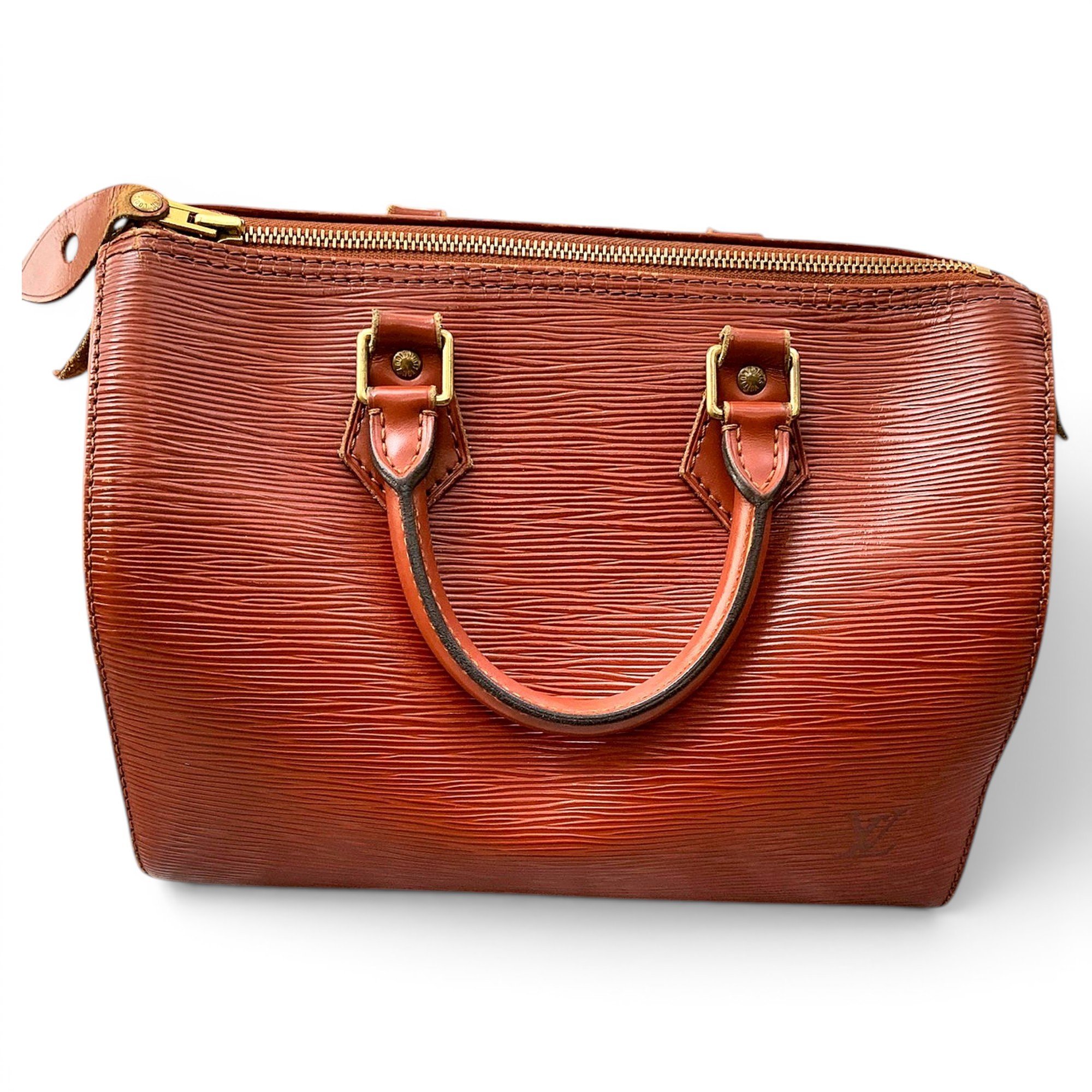 Speedy leather handbag