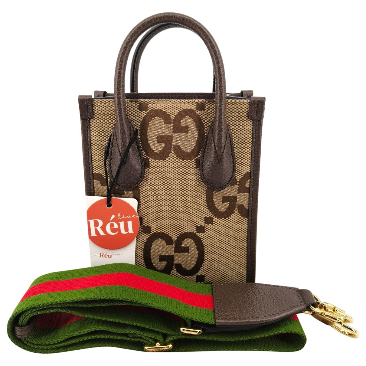 Leather tote