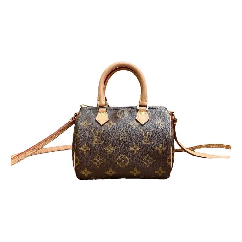 Nano Speedy / Mini HL leather crossbody bag