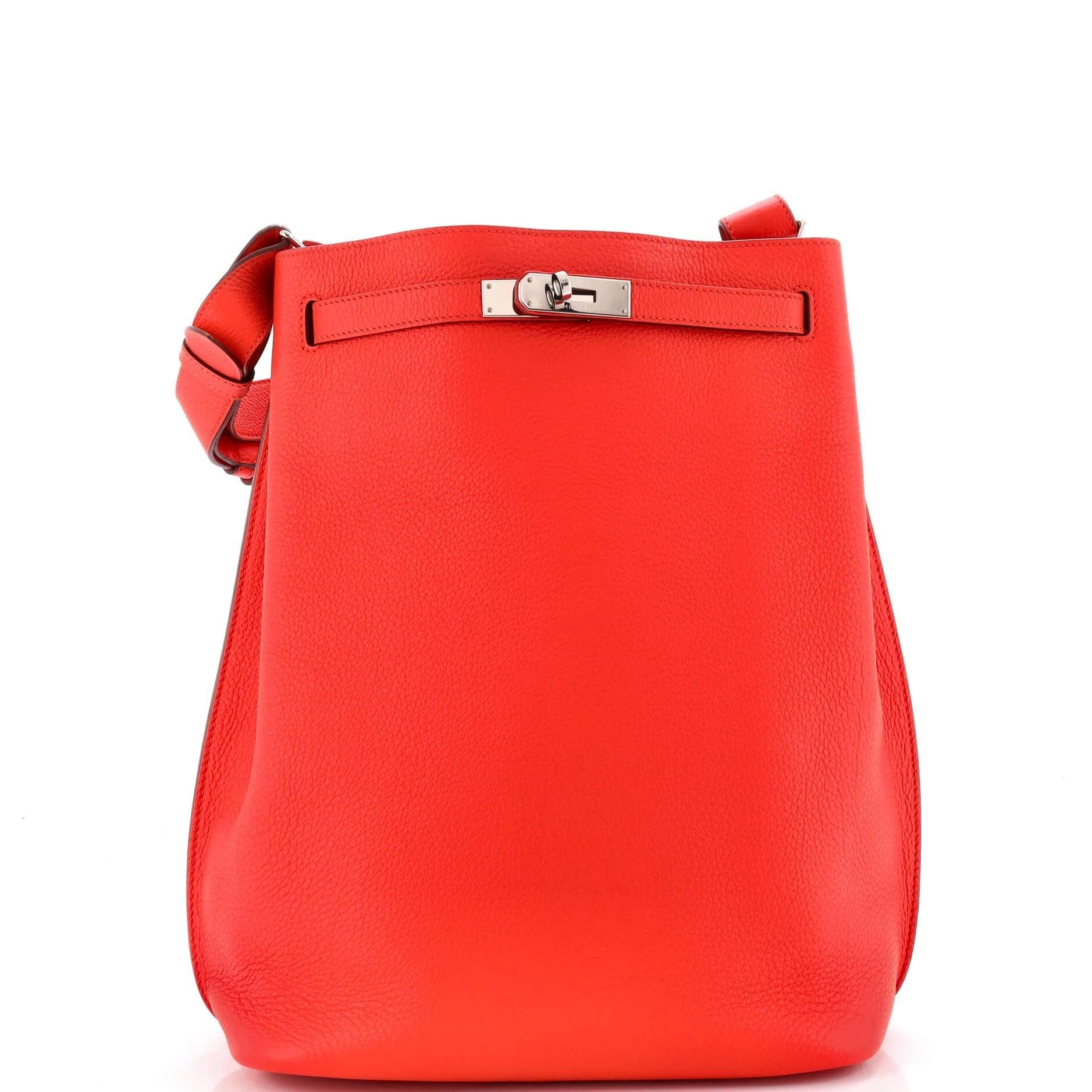 So Kelly leather handbag