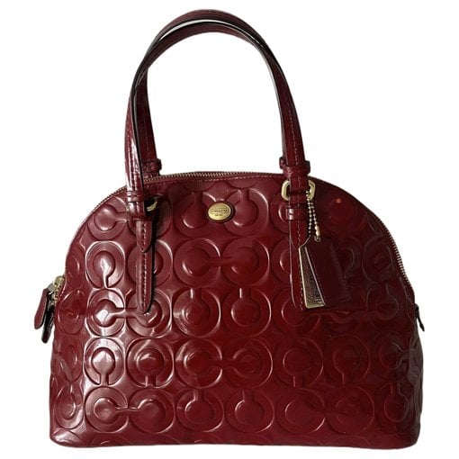 Coach Princess Street Dome Satchel patent leather satchel