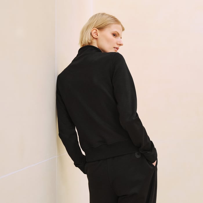 Noir Zipped Jacket