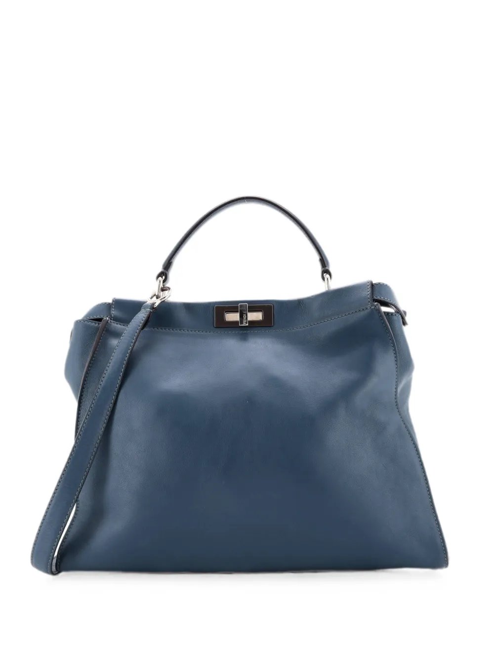 Peekaboo Bag Rigid Leather Large satchel