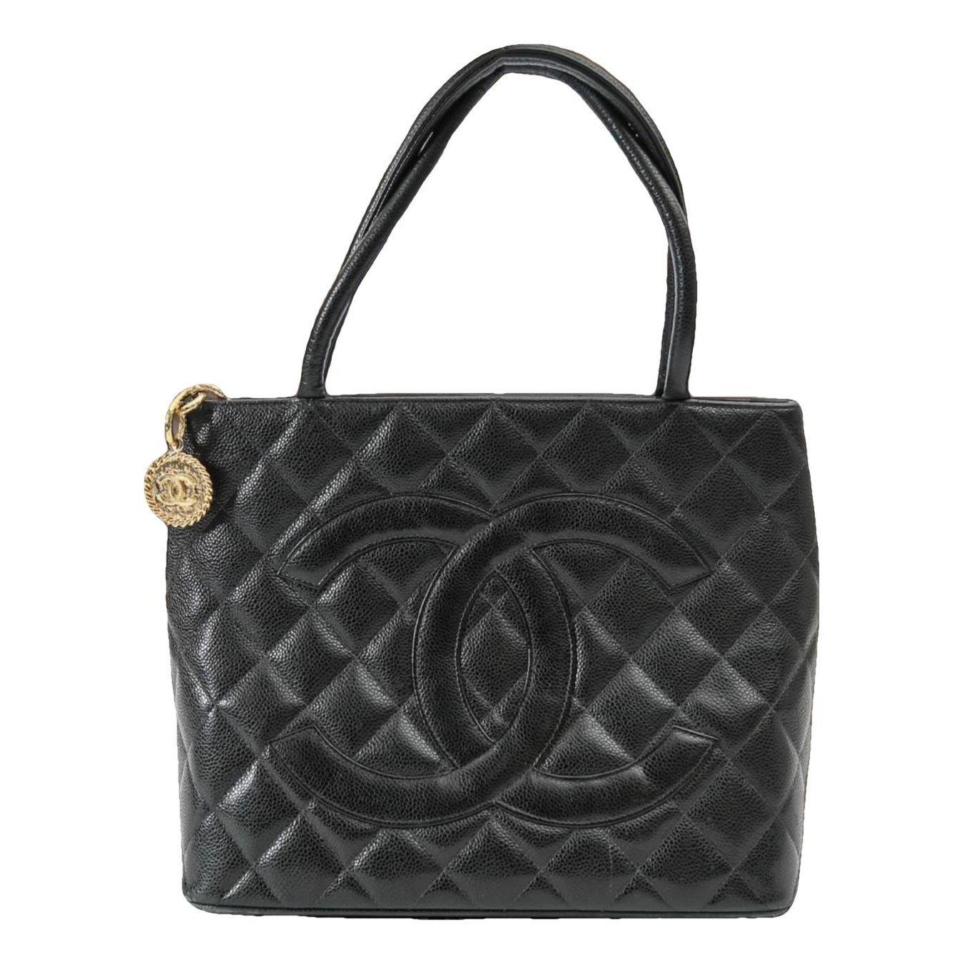 Médaillon leather tote