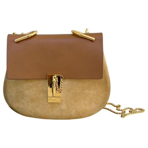 Drew leather crossbody bag