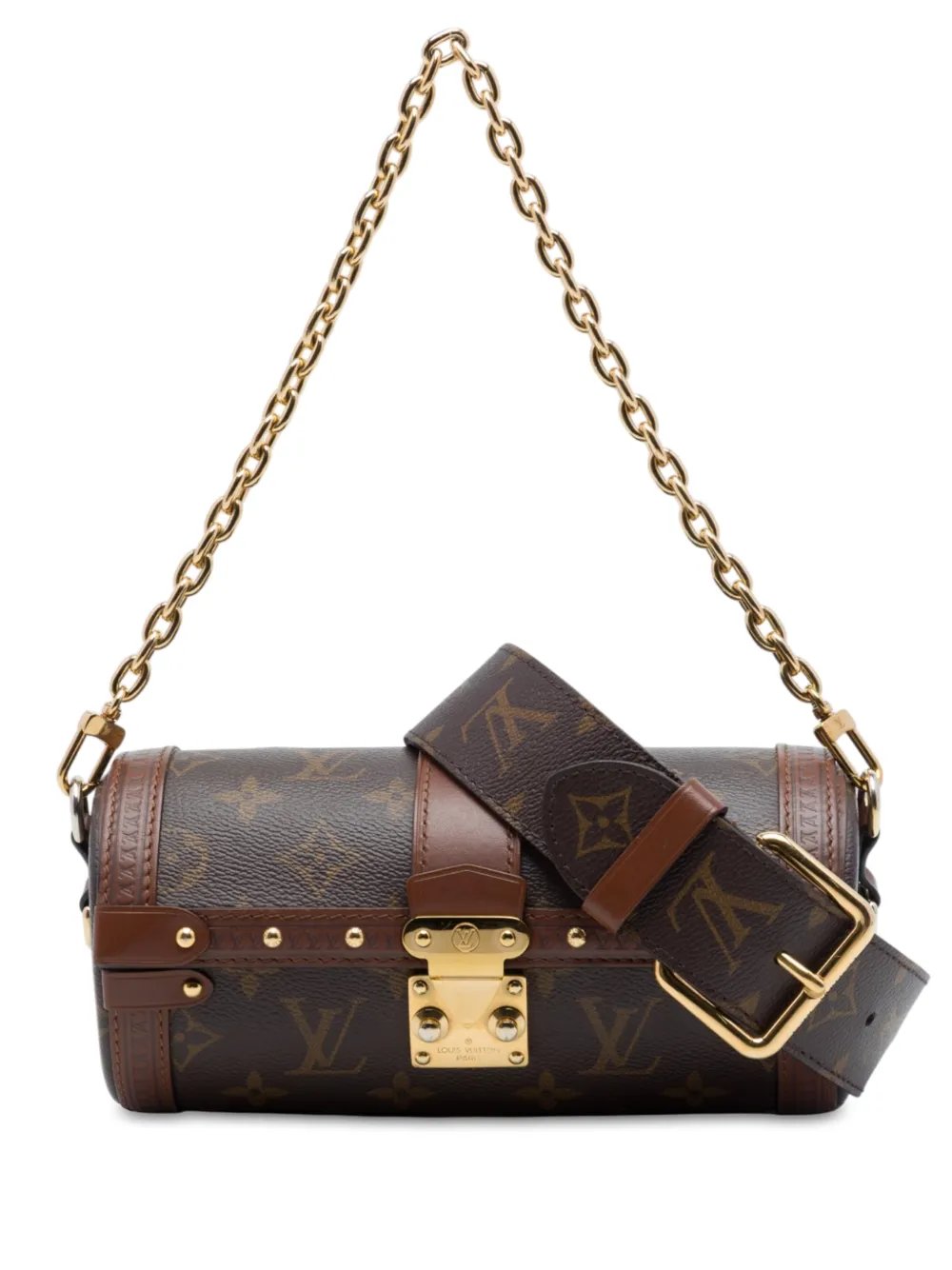2021 Monogram Papillon Trunk satchel