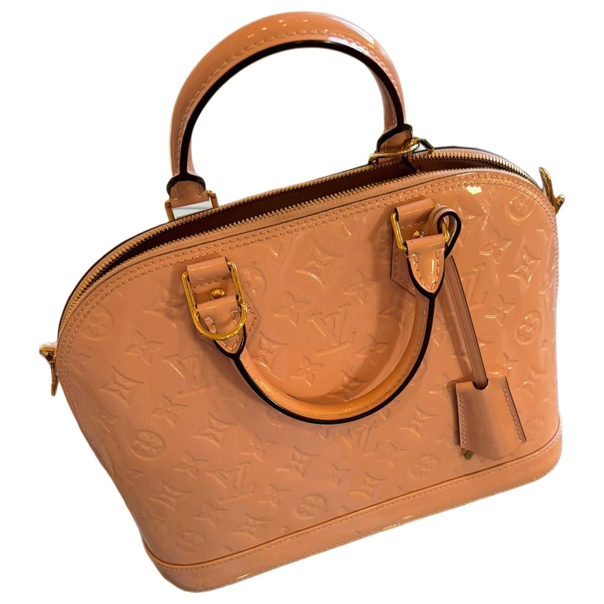 Alma BB patent leather handbag
