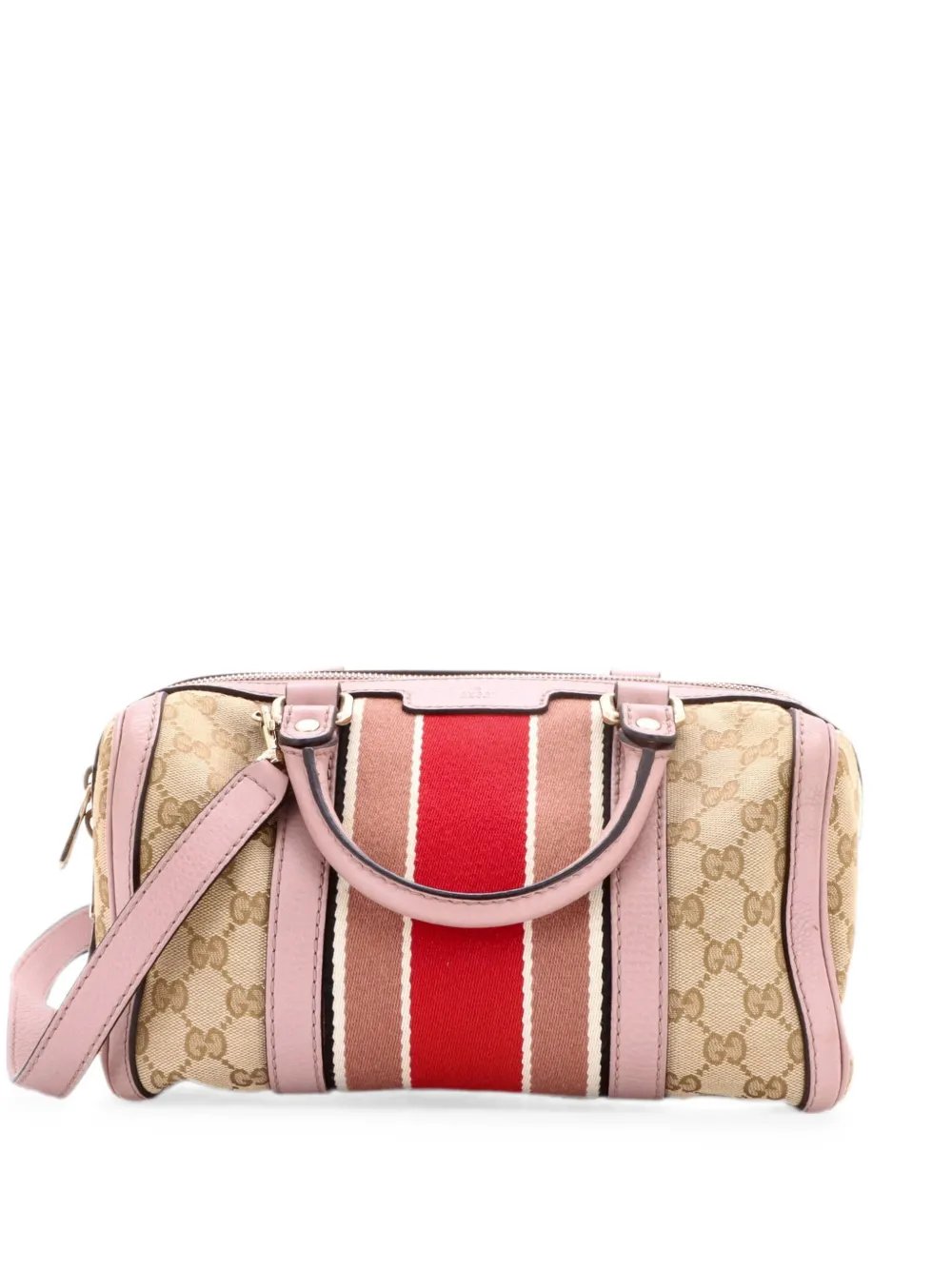 Vintage Web Boston Bag GG Canvas Small satchel