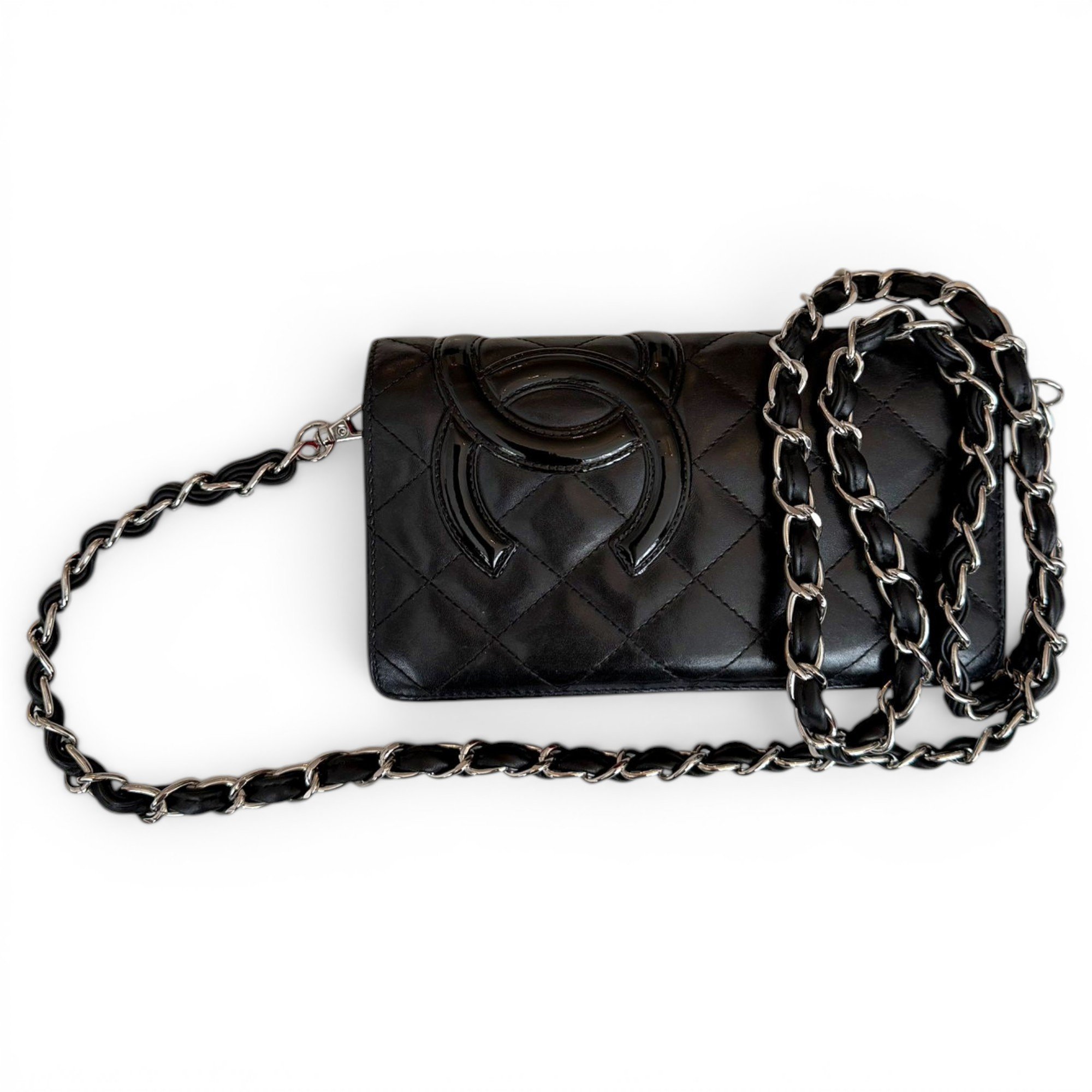 Wallet On Chain Cambon leather crossbody bag