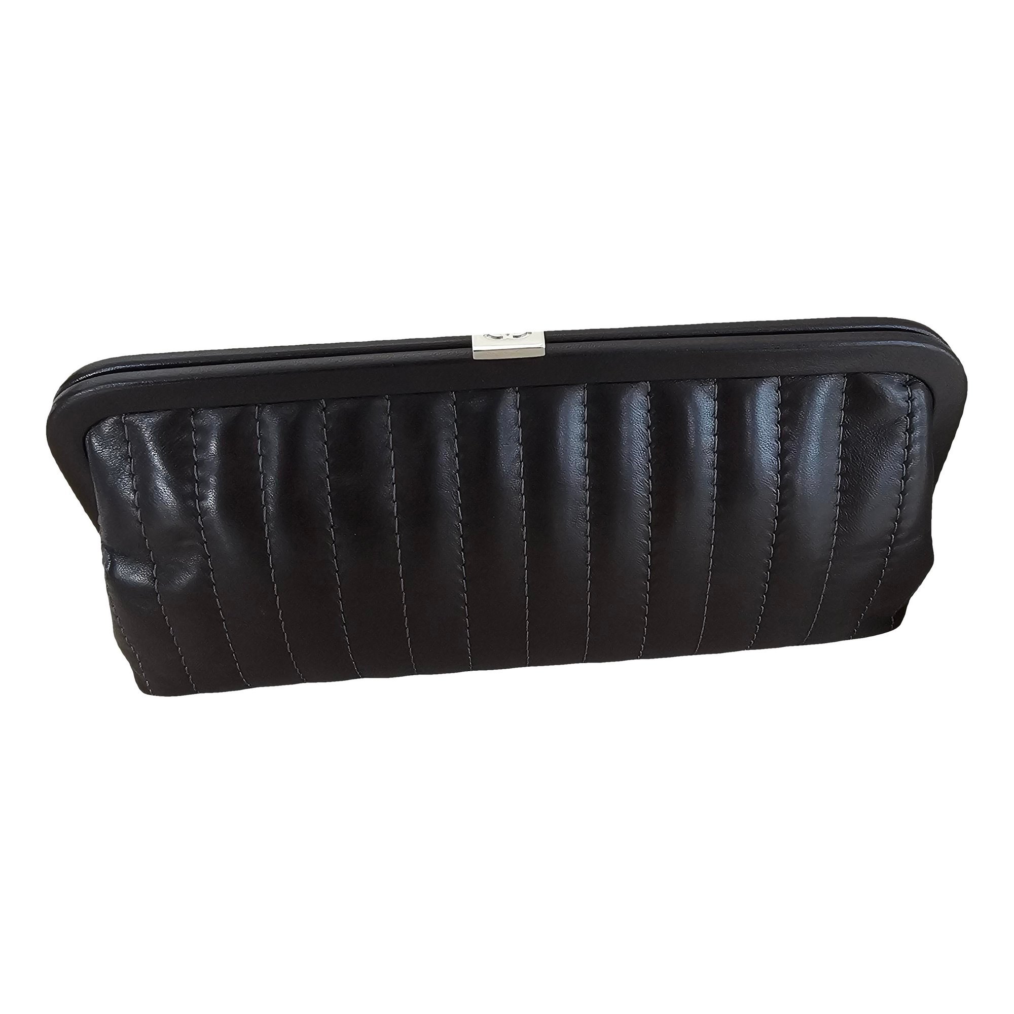 Chanel Mademoiselle leather clutch bag