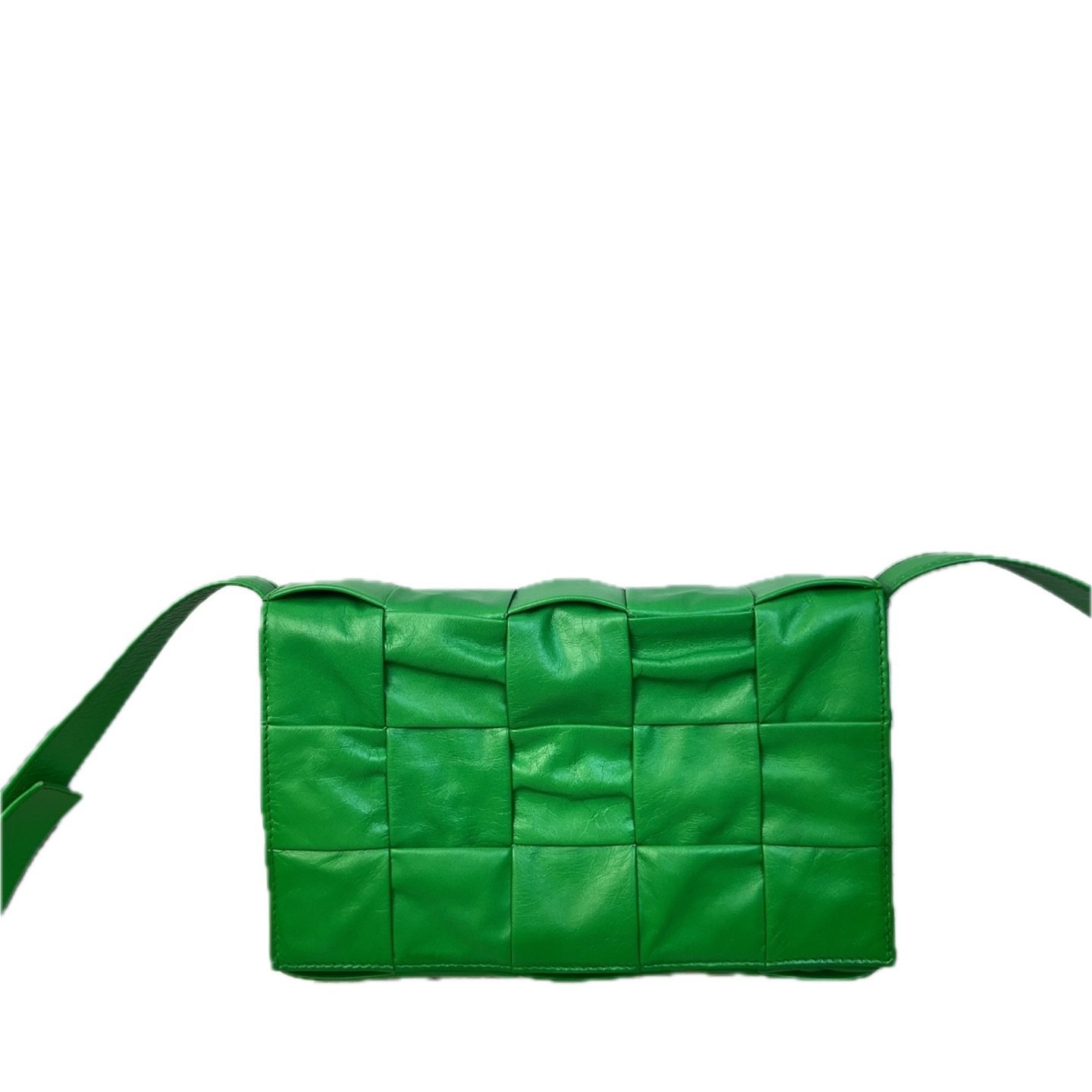 Cassette leather handbag