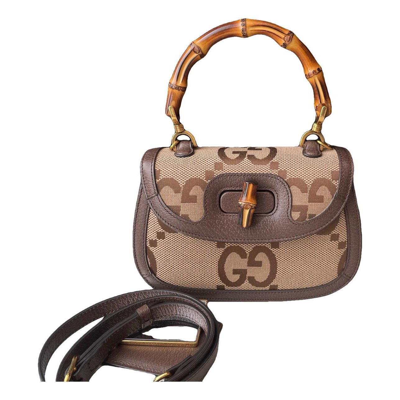 Convertible Bamboo Top Handle cloth handbag