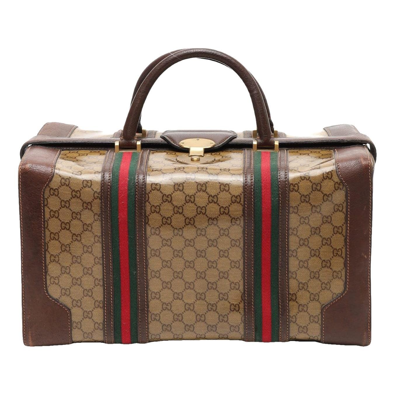 Ophidia GG Supreme leather handbag