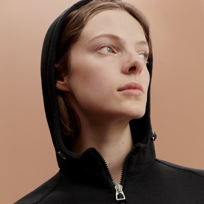 Noir Hermès Fit Sweatshirt