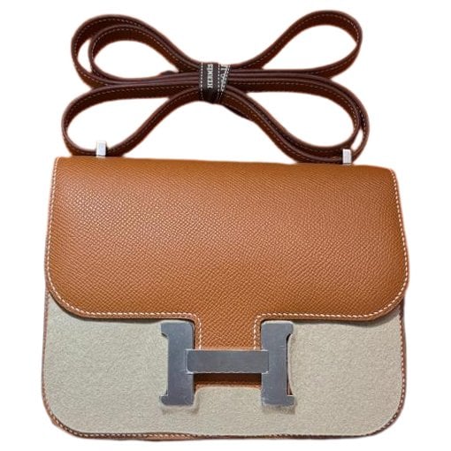 Constance leather crossbody bag